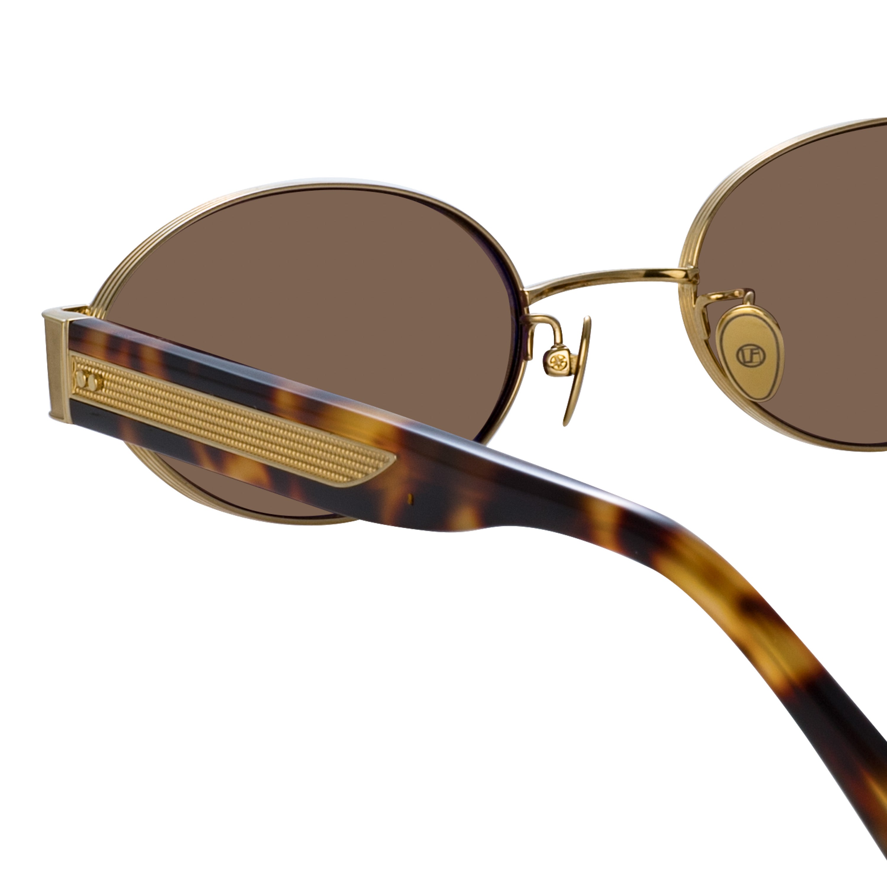 Sadie Sunglasses in Light Gold