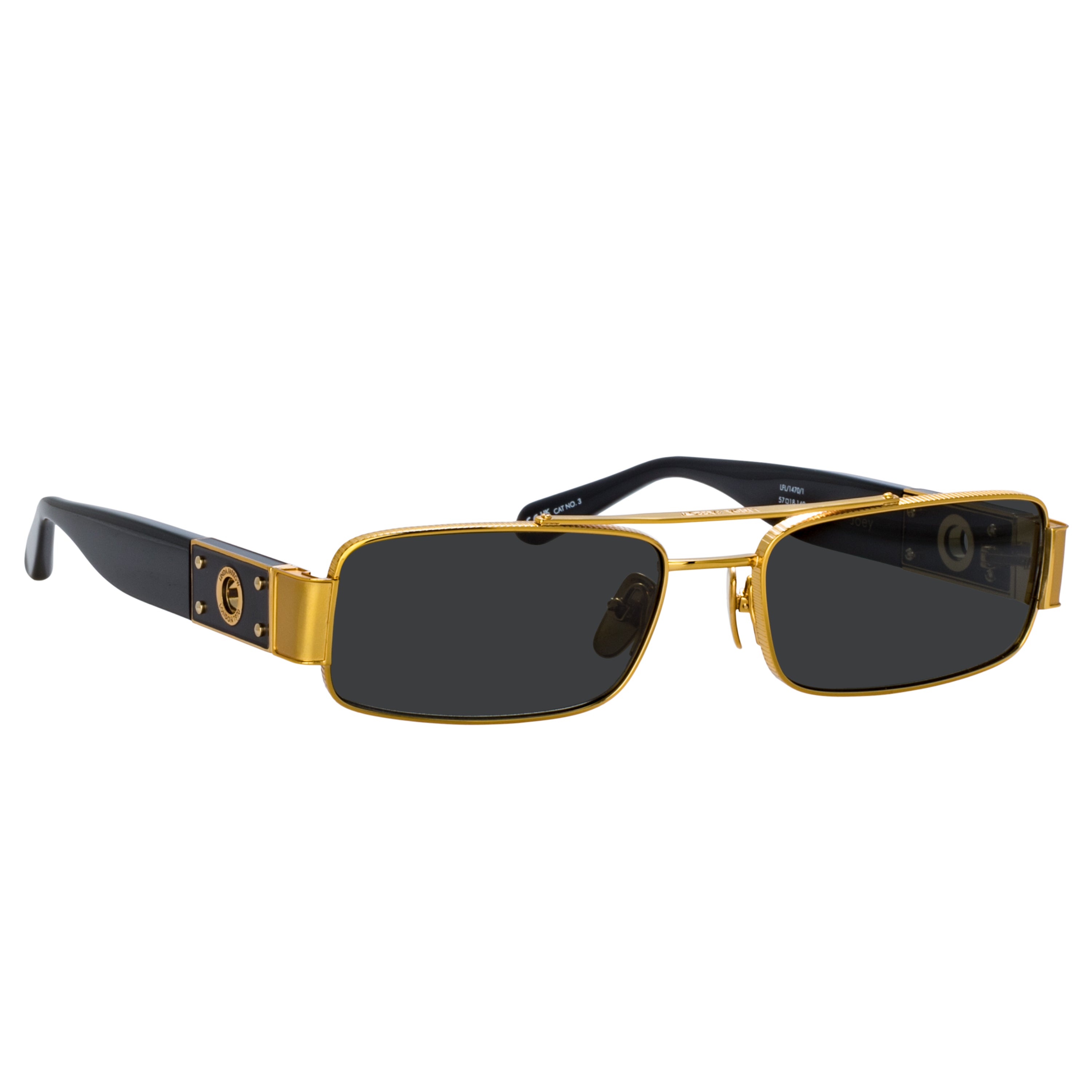 Joey Sunglasses in Yellow Gold