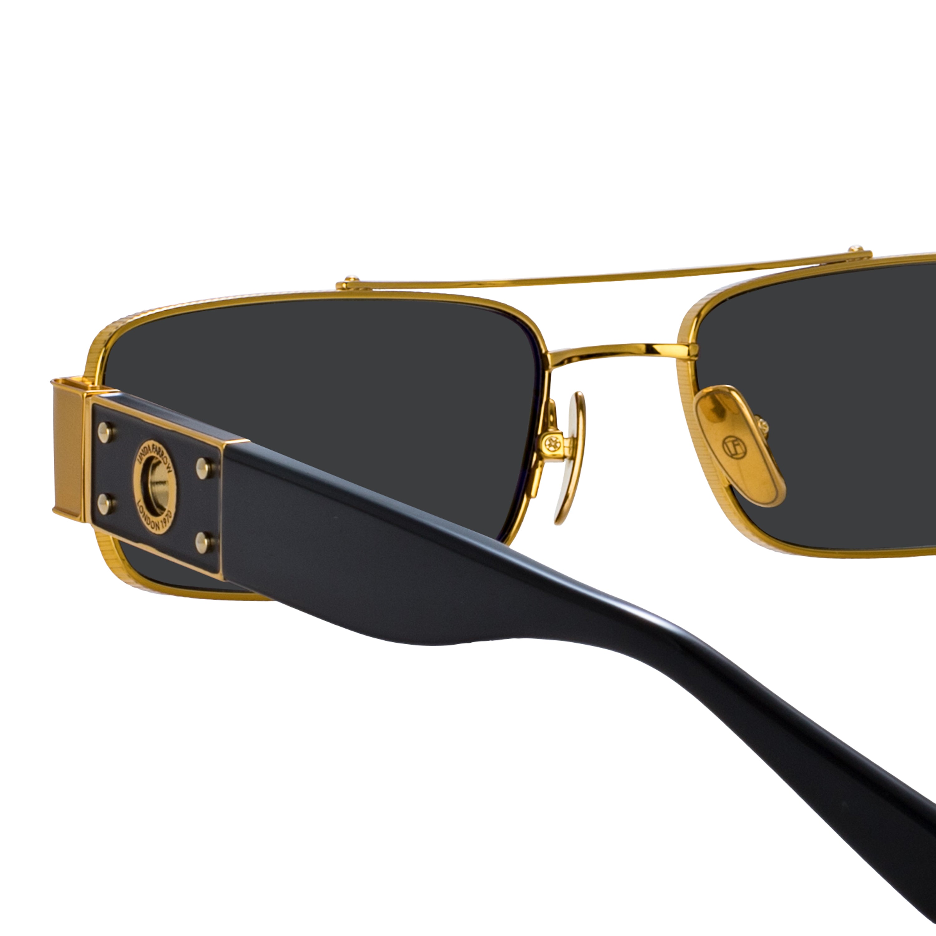 Joey Sunglasses in Yellow Gold