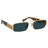 Joey Rectangular Sunglasses in Tortoiseshell