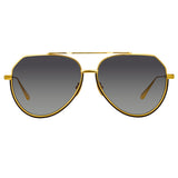 Bayer Sunglasses in Yellow Gold