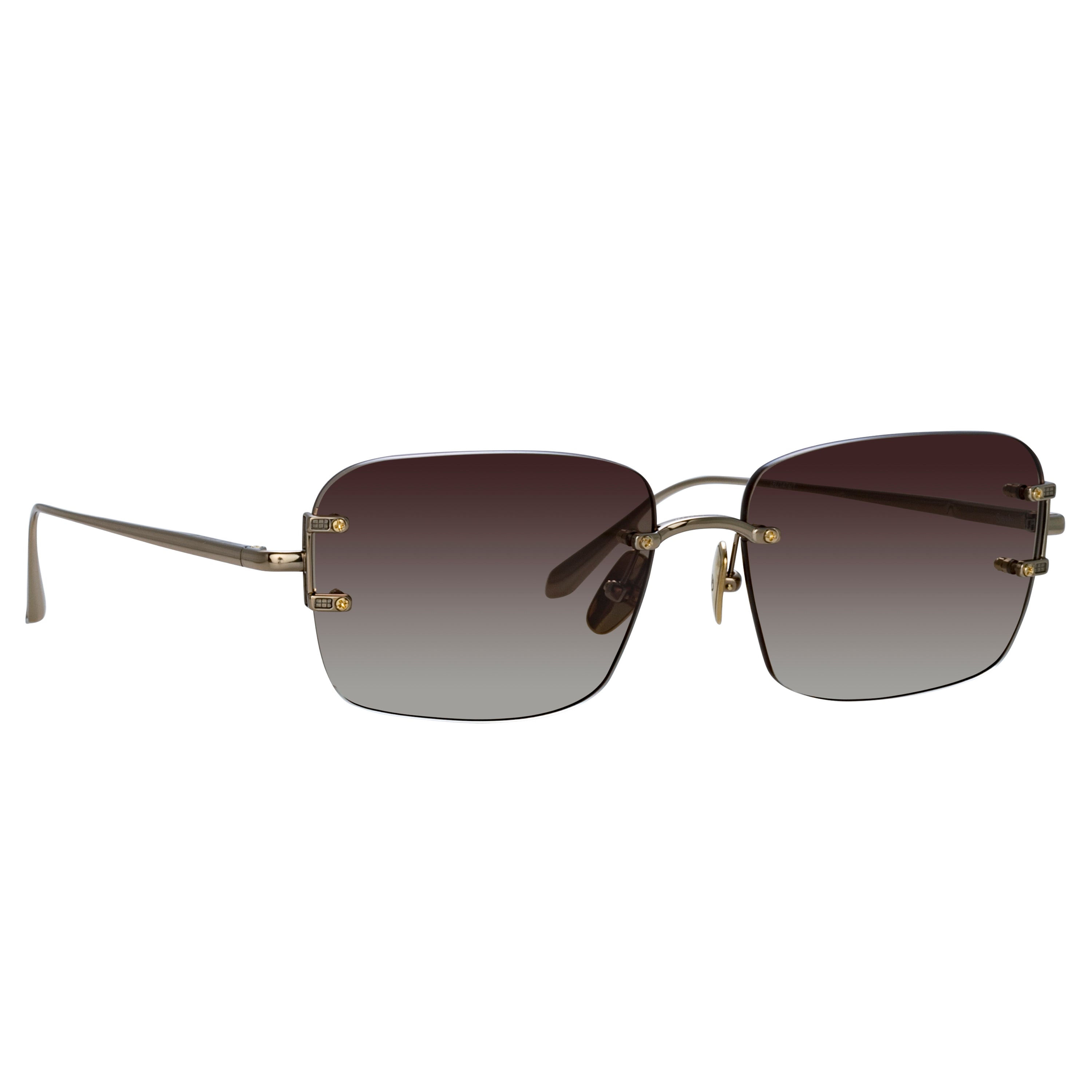 Men's Sasha Square Sunglasses in Mocha