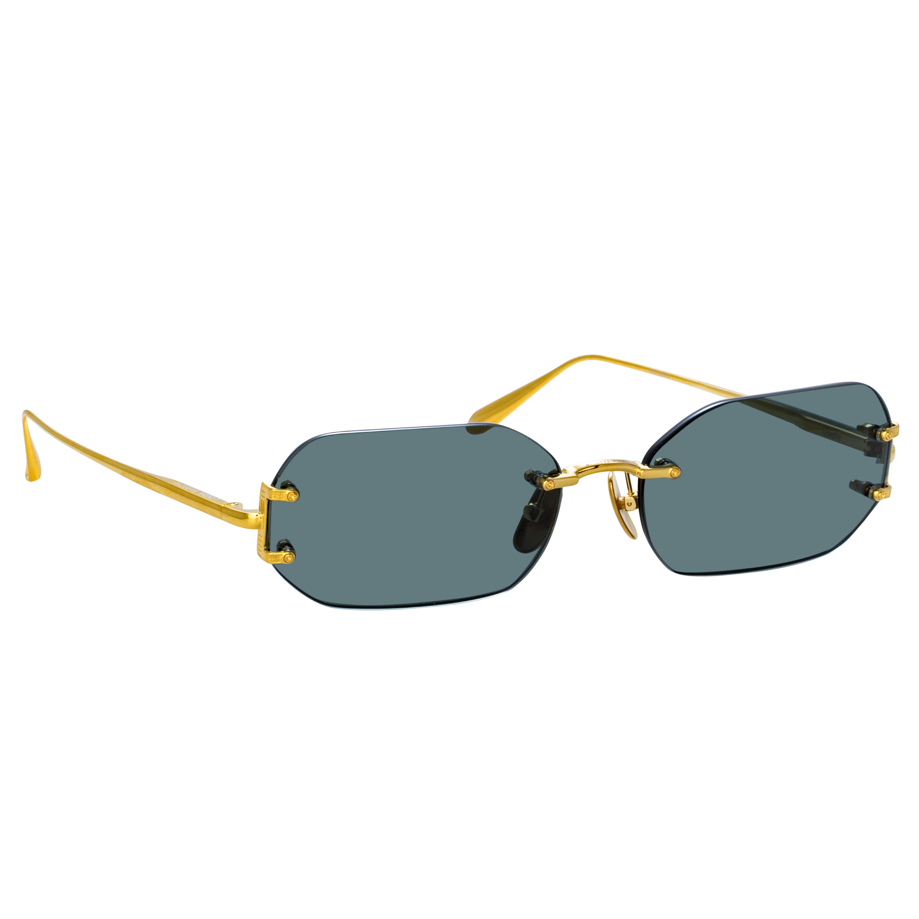 Magali Sunglasses in Yellow Gold