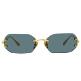 Magali Sunglasses in Yellow Gold