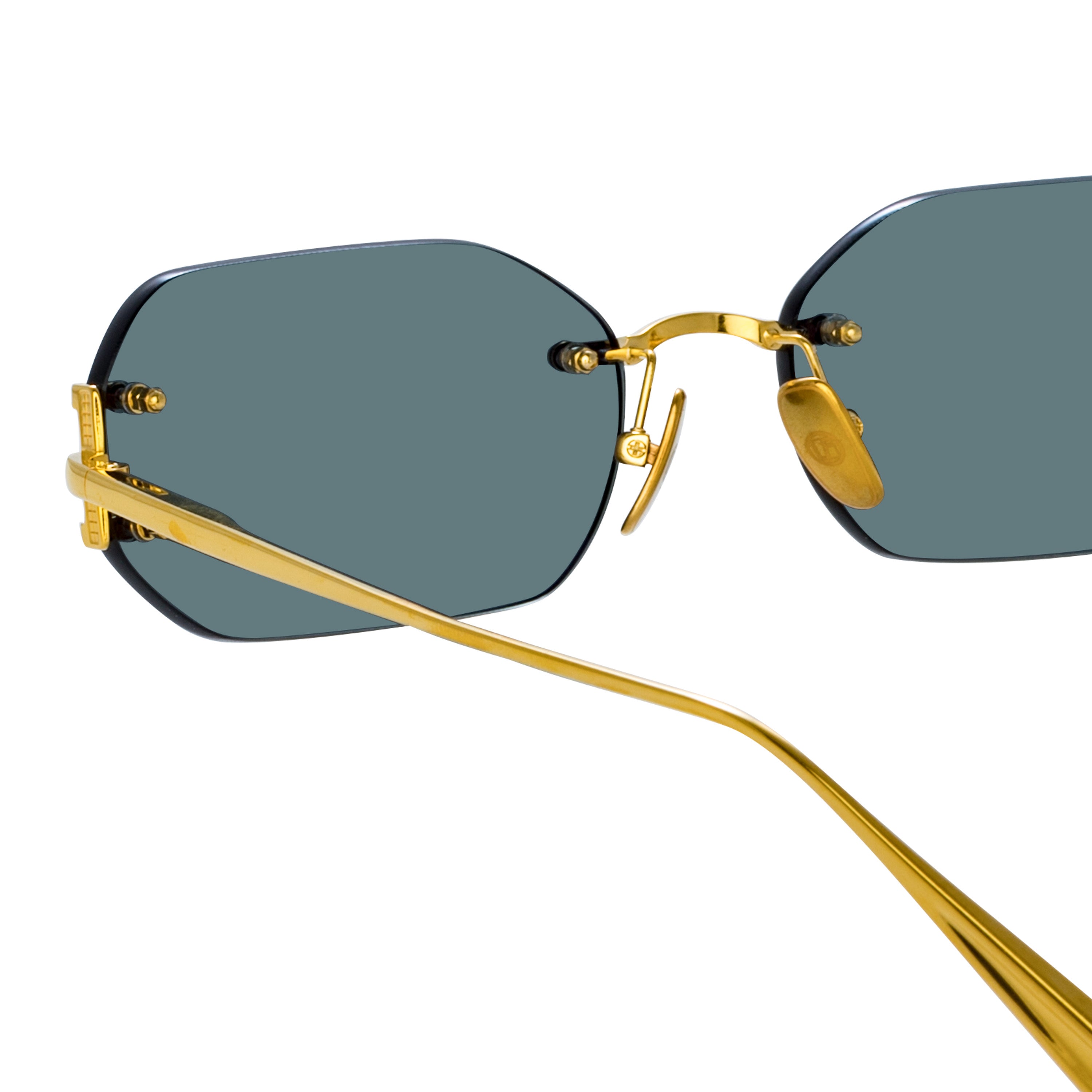 Magali Sunglasses in Yellow Gold