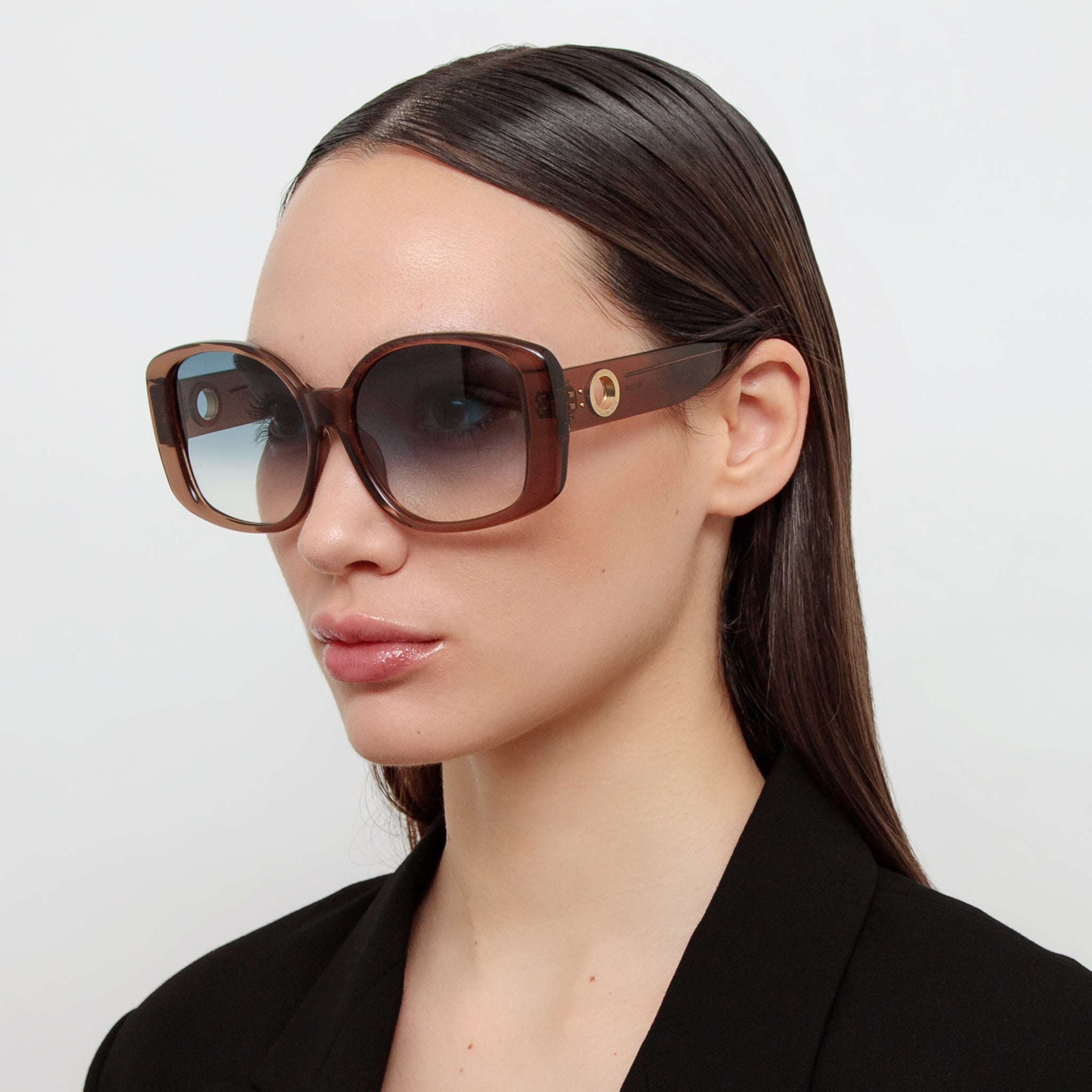 Venus Oversize Sunglasses in Aqua