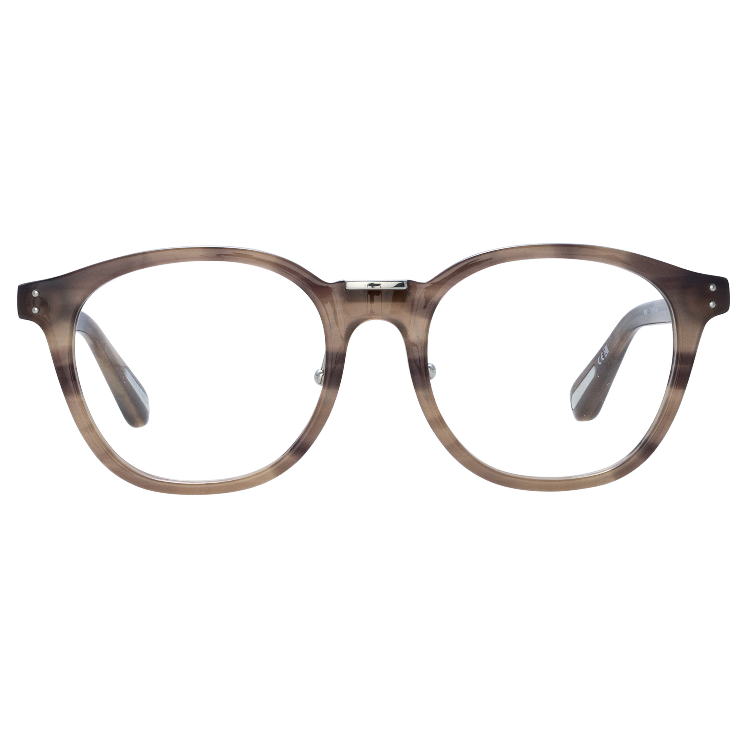 Powell Optical in Grey Horn (Asian Fit)