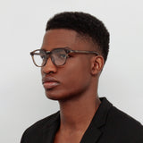 Men's Powell Optical in Grey Horn