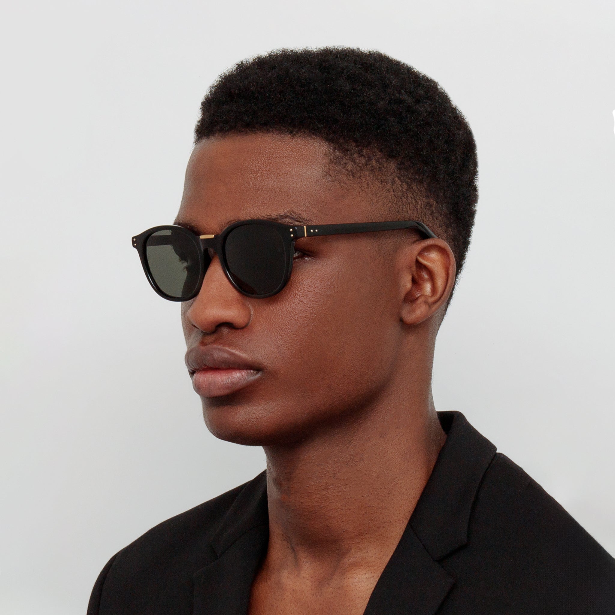 Men's Powell Sunglasses in Black