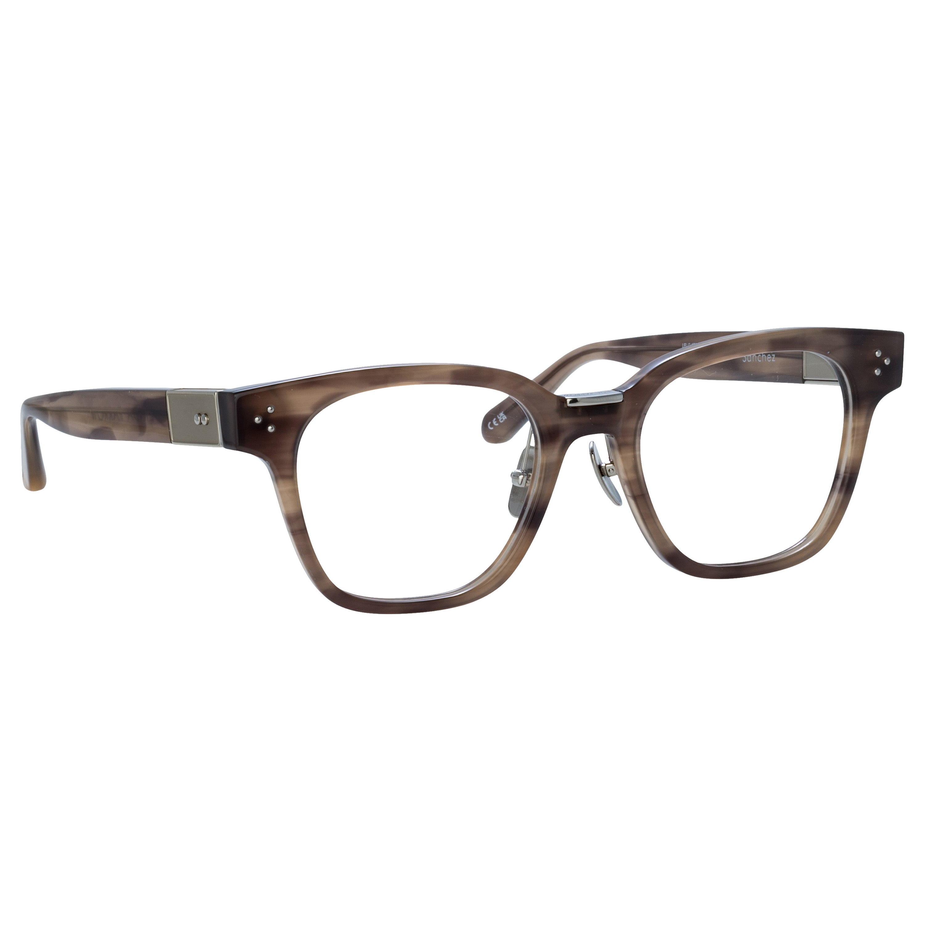 Sanchez Optical Frame in Grey Horn (Asian Fit)