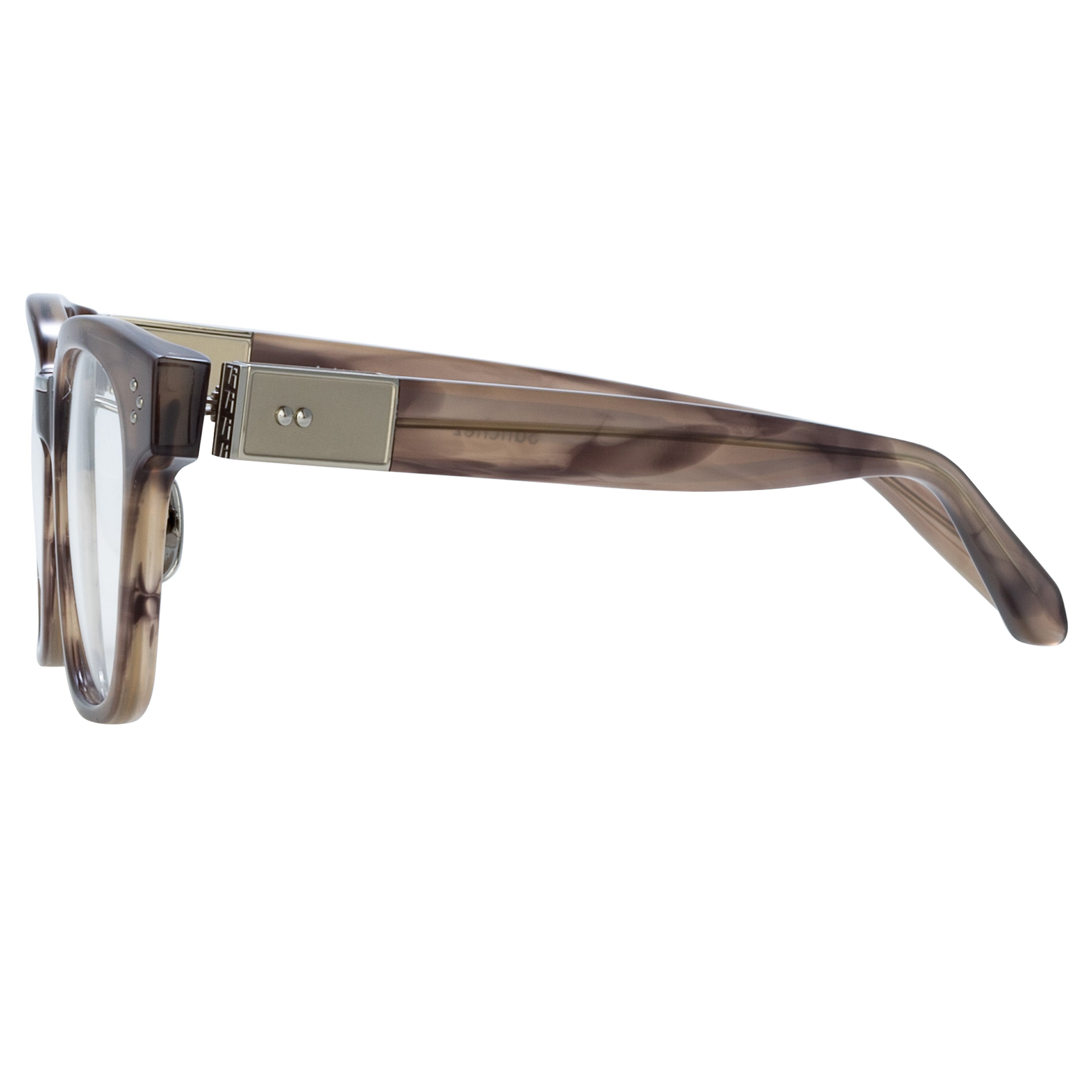 Sanchez Optical Frame in Grey Horn (Asian Fit)