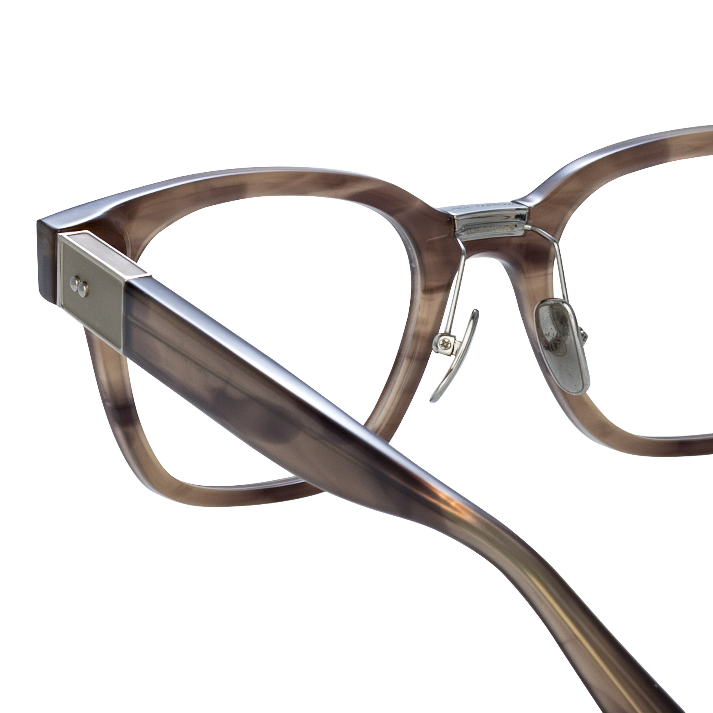 Sanchez Optical Frame in Grey Horn (Asian Fit)