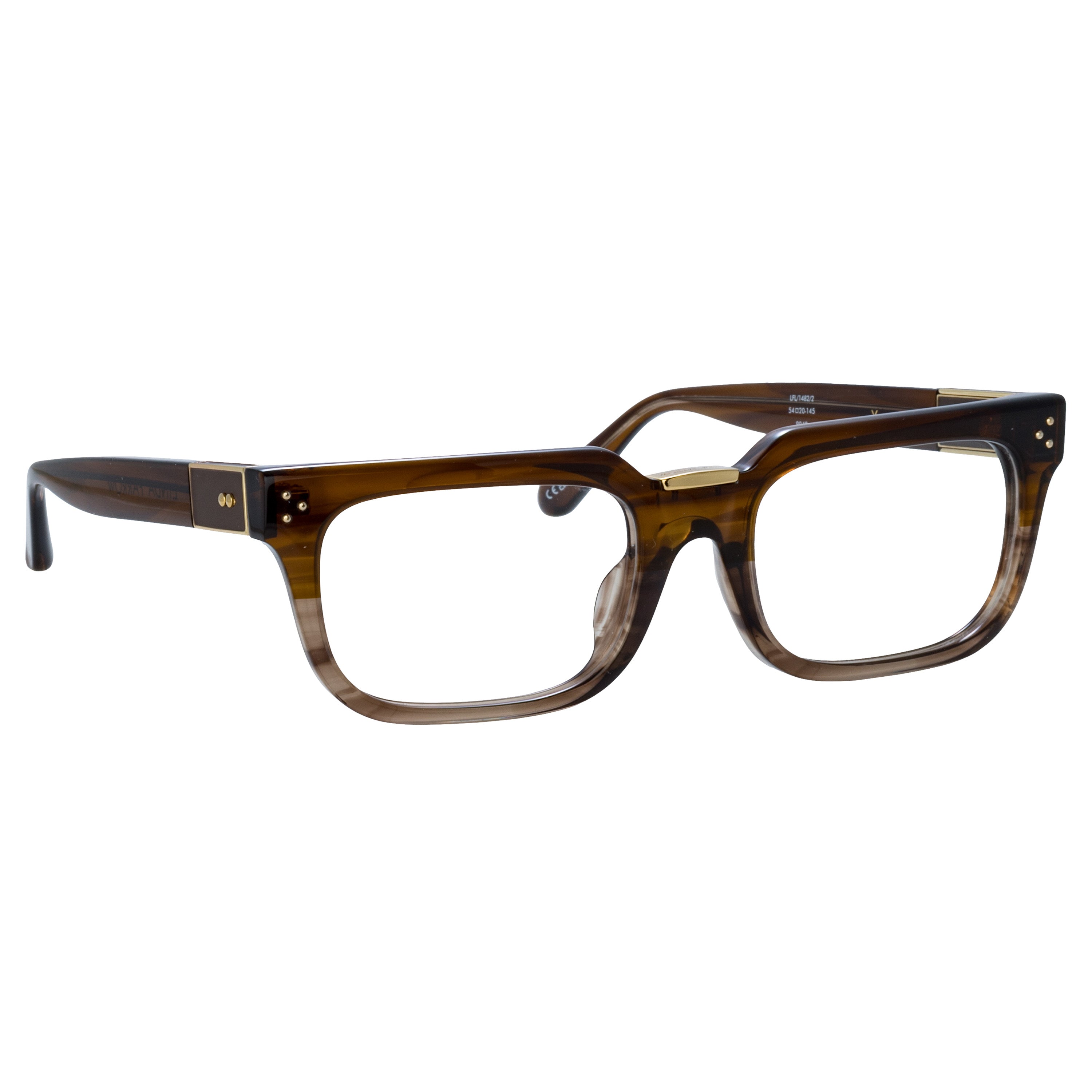 Men's Yoan Optical Frame in Caramel Horn