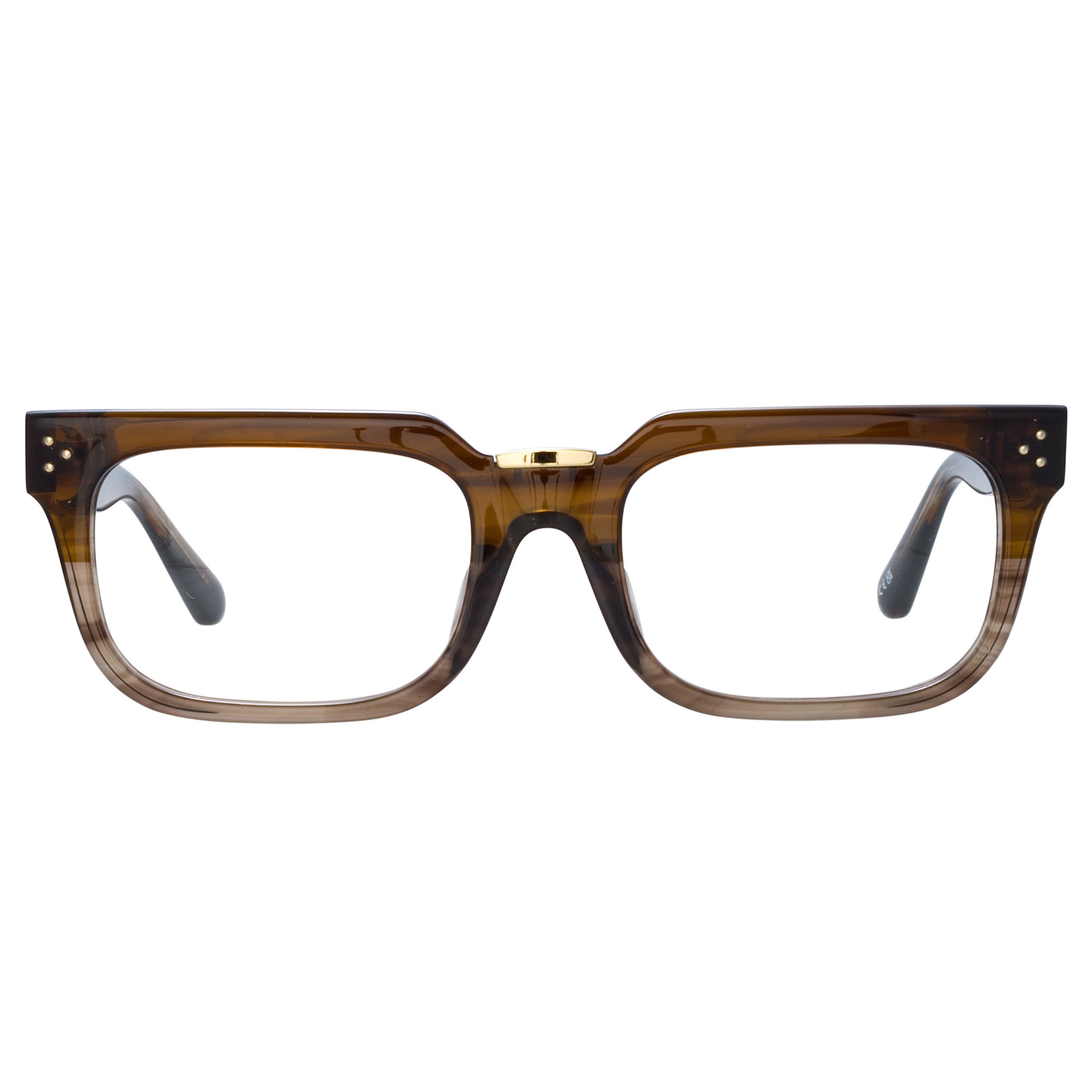 Men's Yoan Optical Frame in Caramel Horn