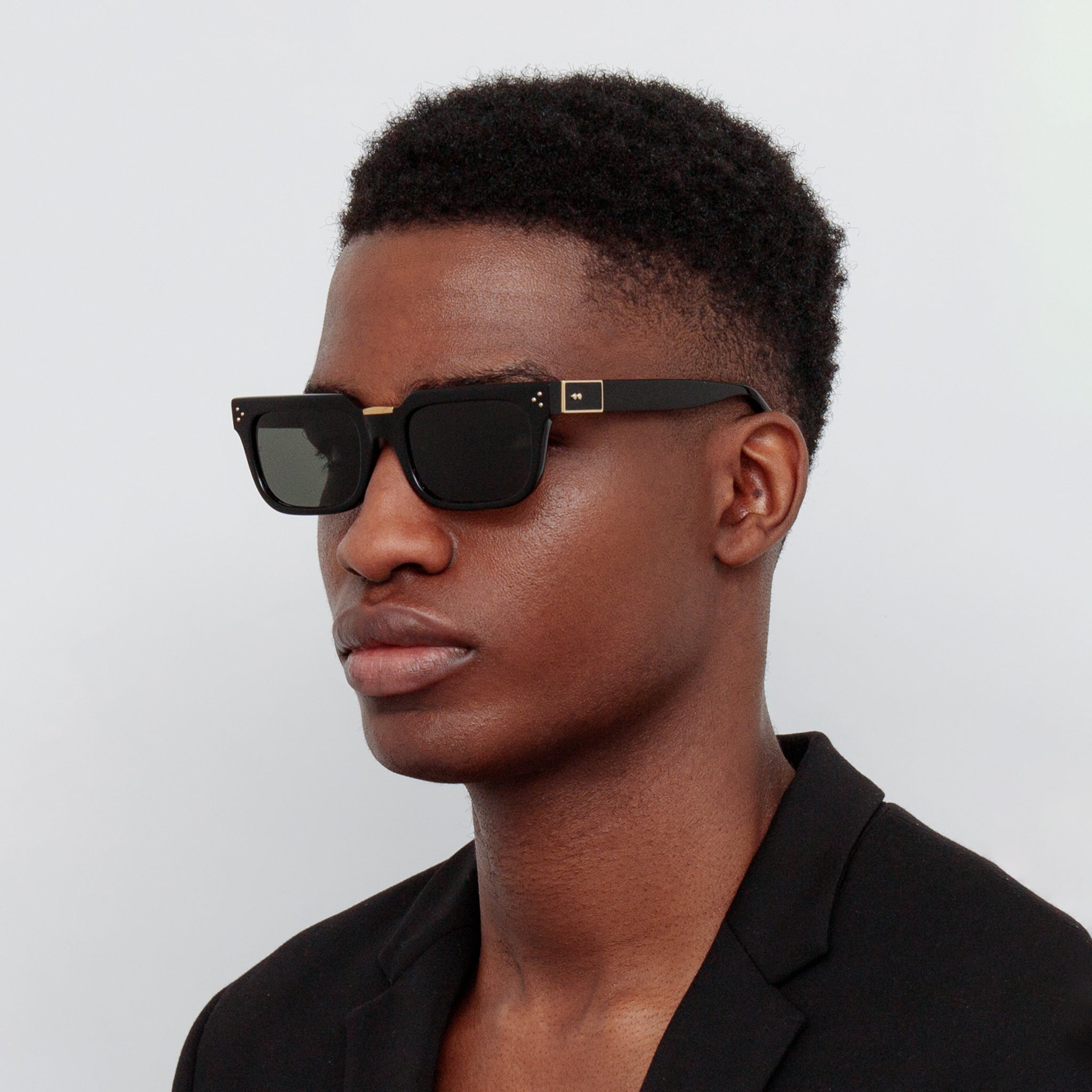 Men's Yoan Sunglasses in Black