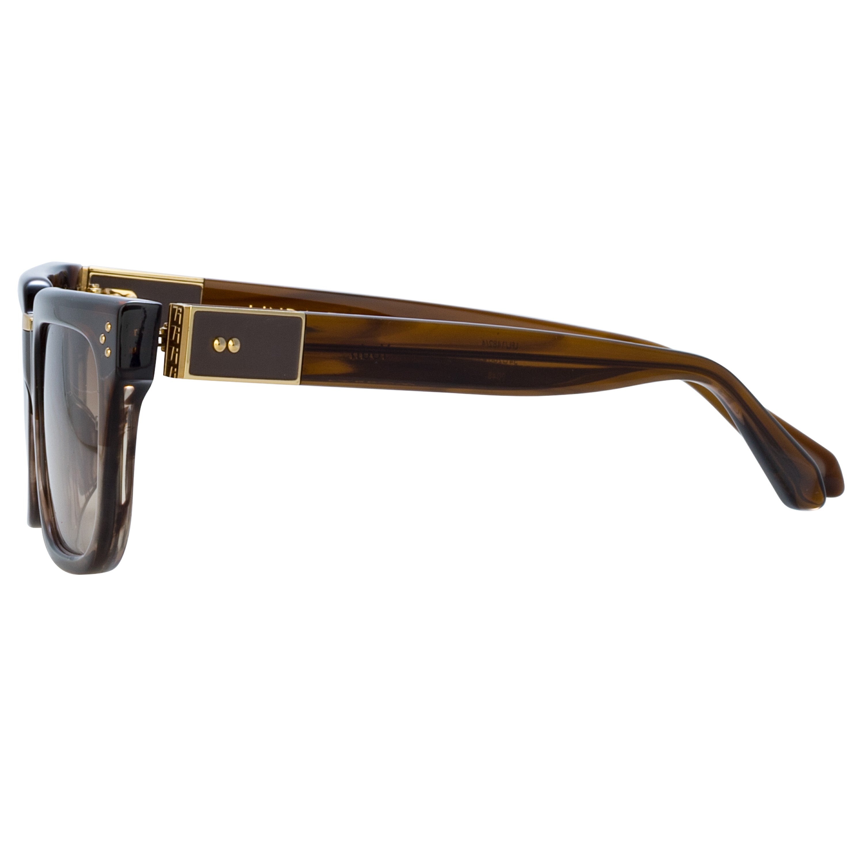 Yoan Sunglasses in Caramel Horn