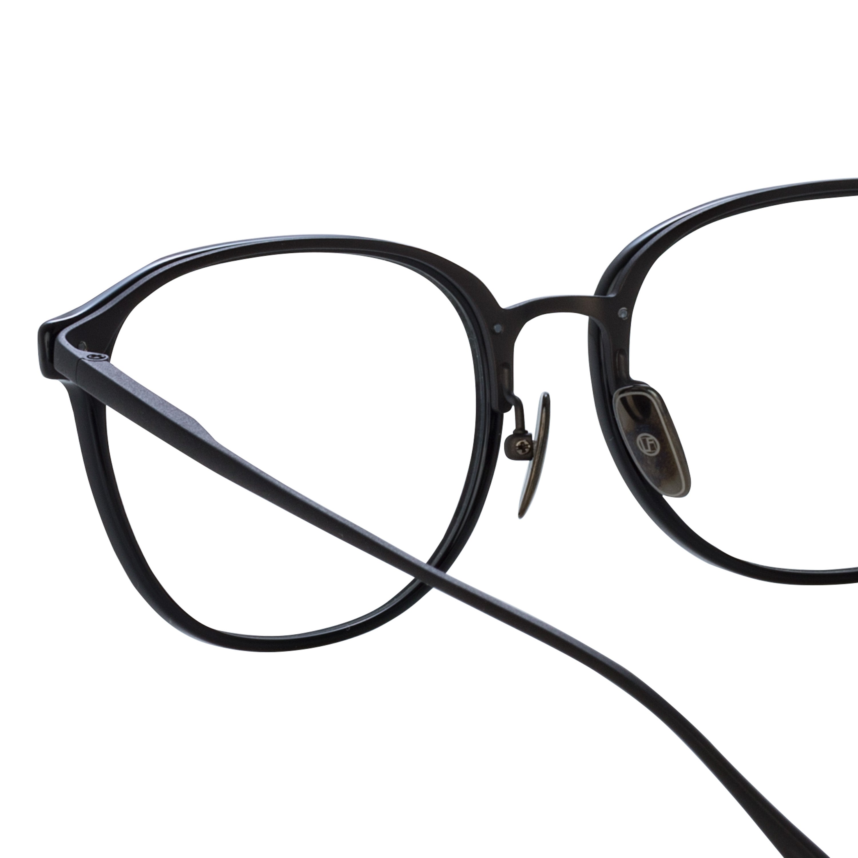 Men's Park Optical in Black and Matt Nickel