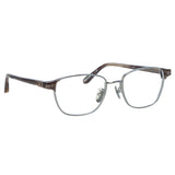 Alvar Optical D-Frame in Grey Horn