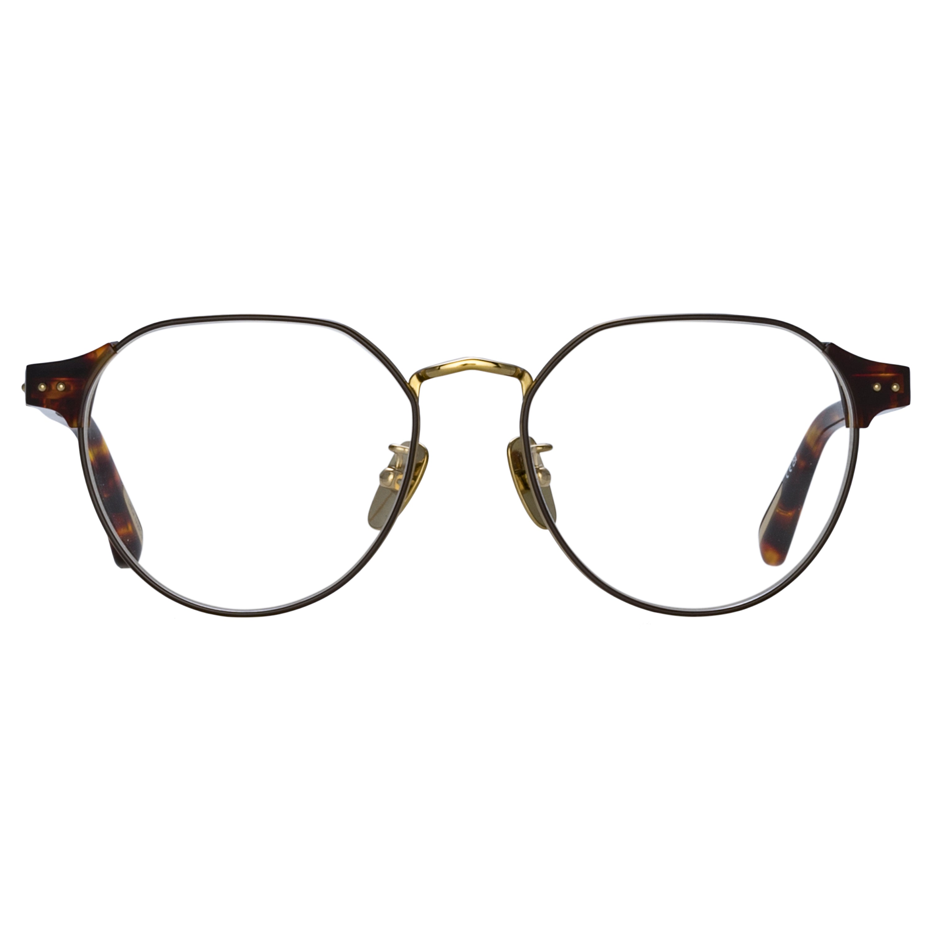 Jonathan Angular Optical Frame in Dark Tortoiseshell