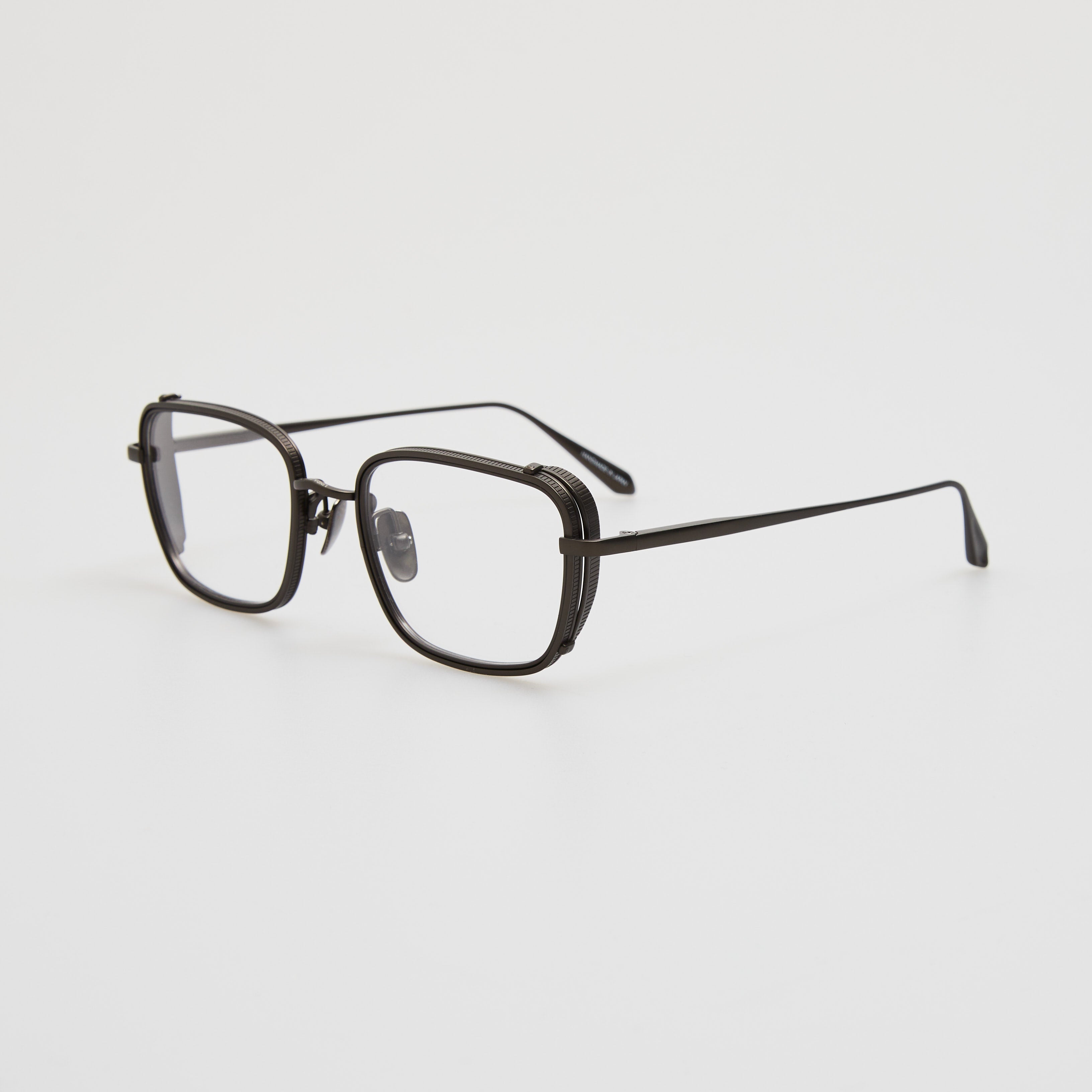 Ofer Rectangular Optical Frame in Matt Nickel