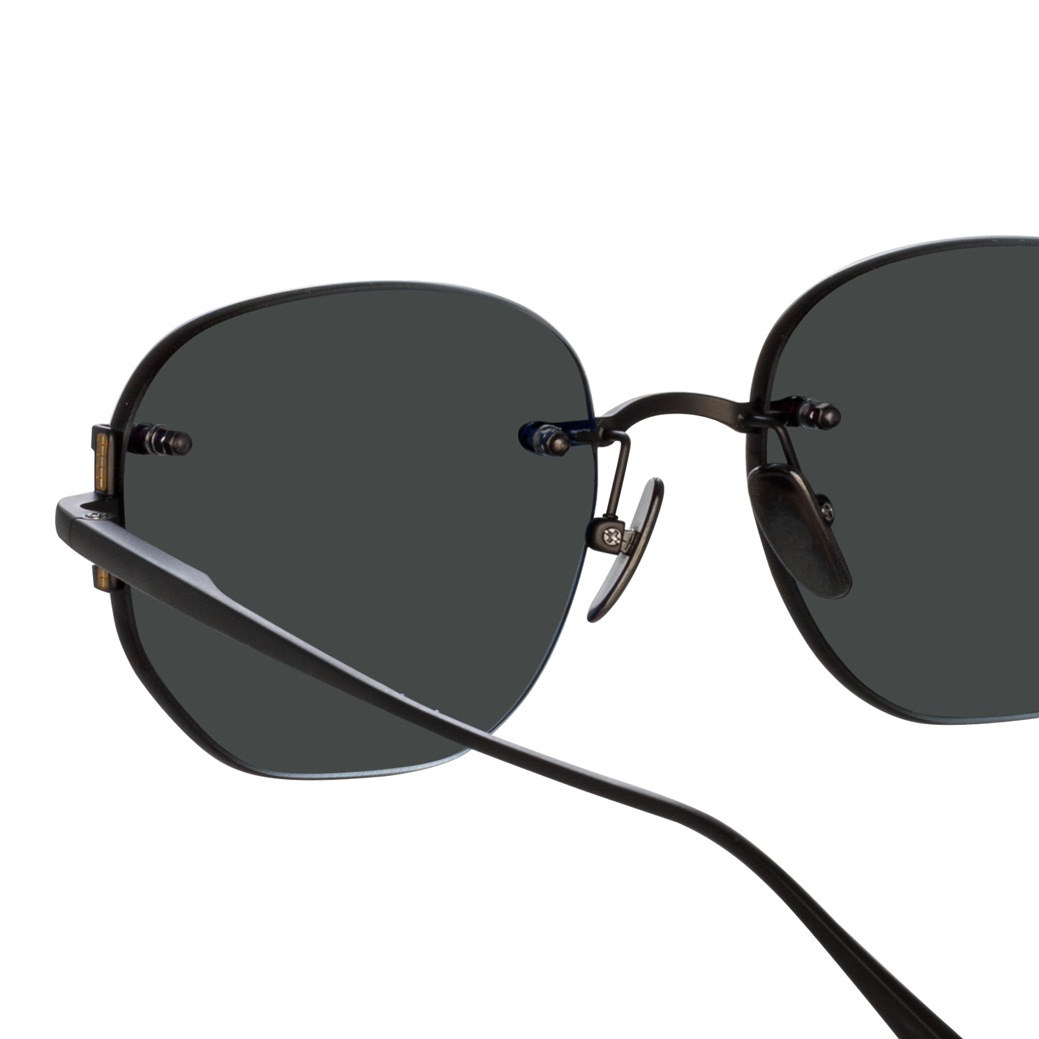 Men's Sandor Sunglasses in Matt Nickel