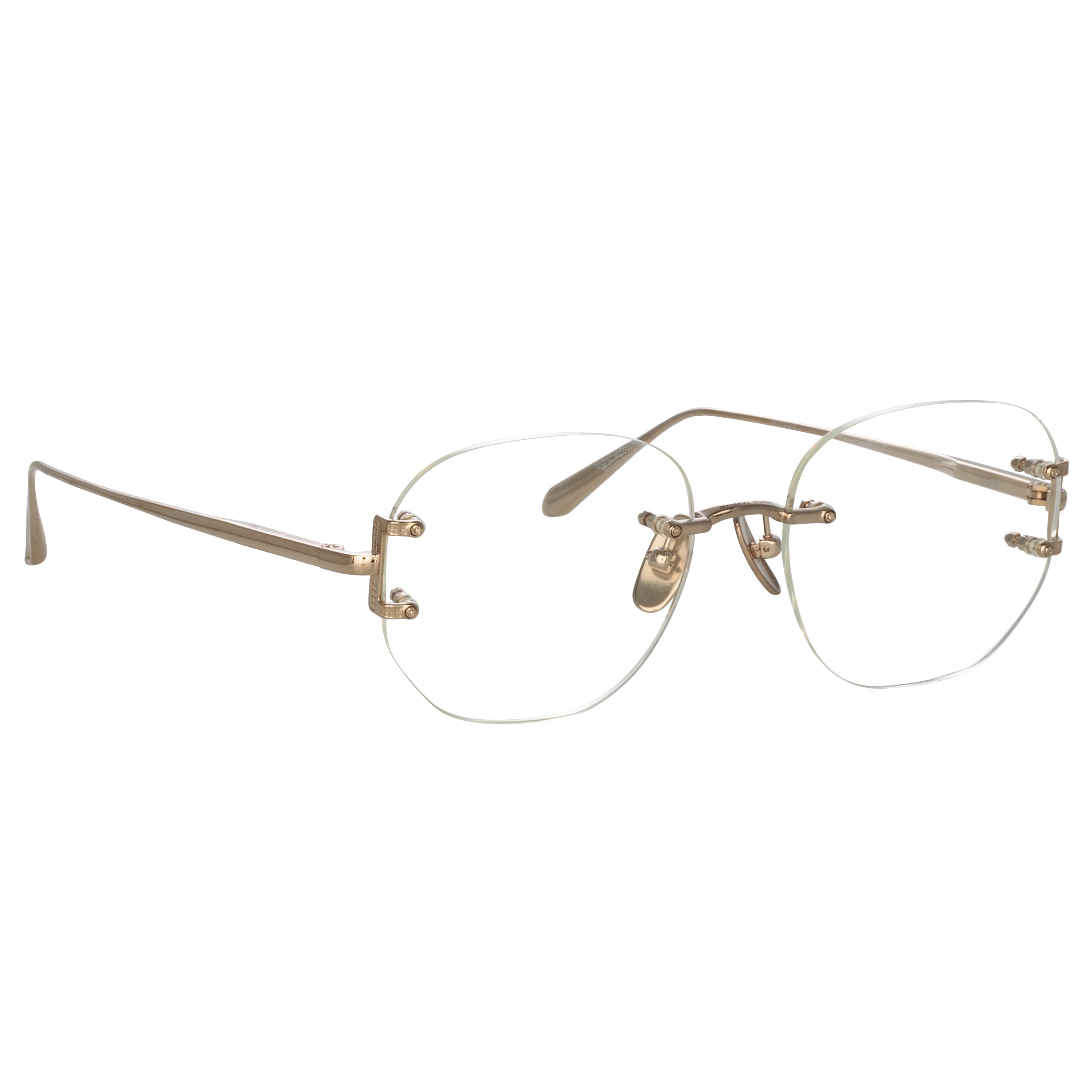 Men's Sandor Optical Frame in Light Gold