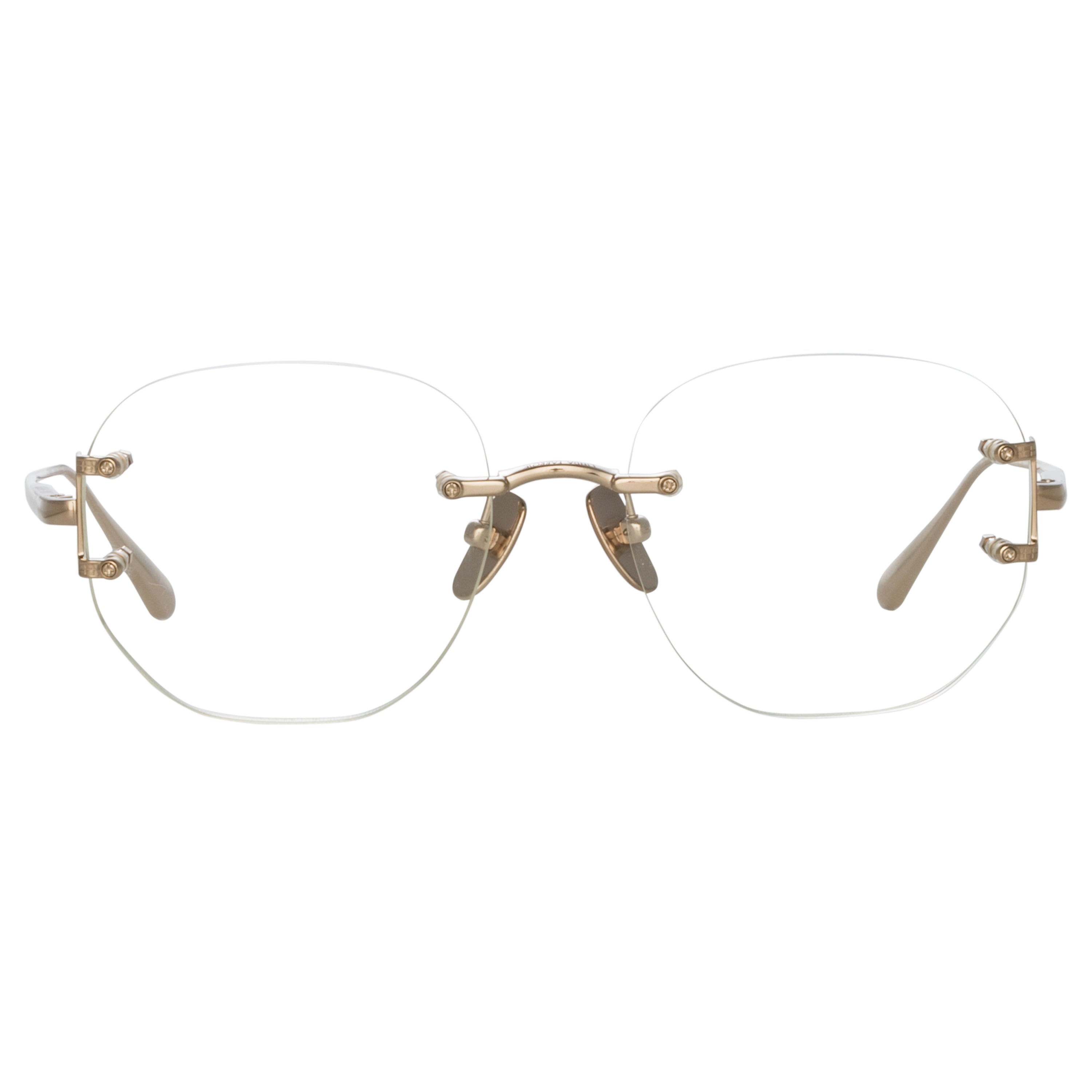 Men's Sandor Optical Frame in Light Gold