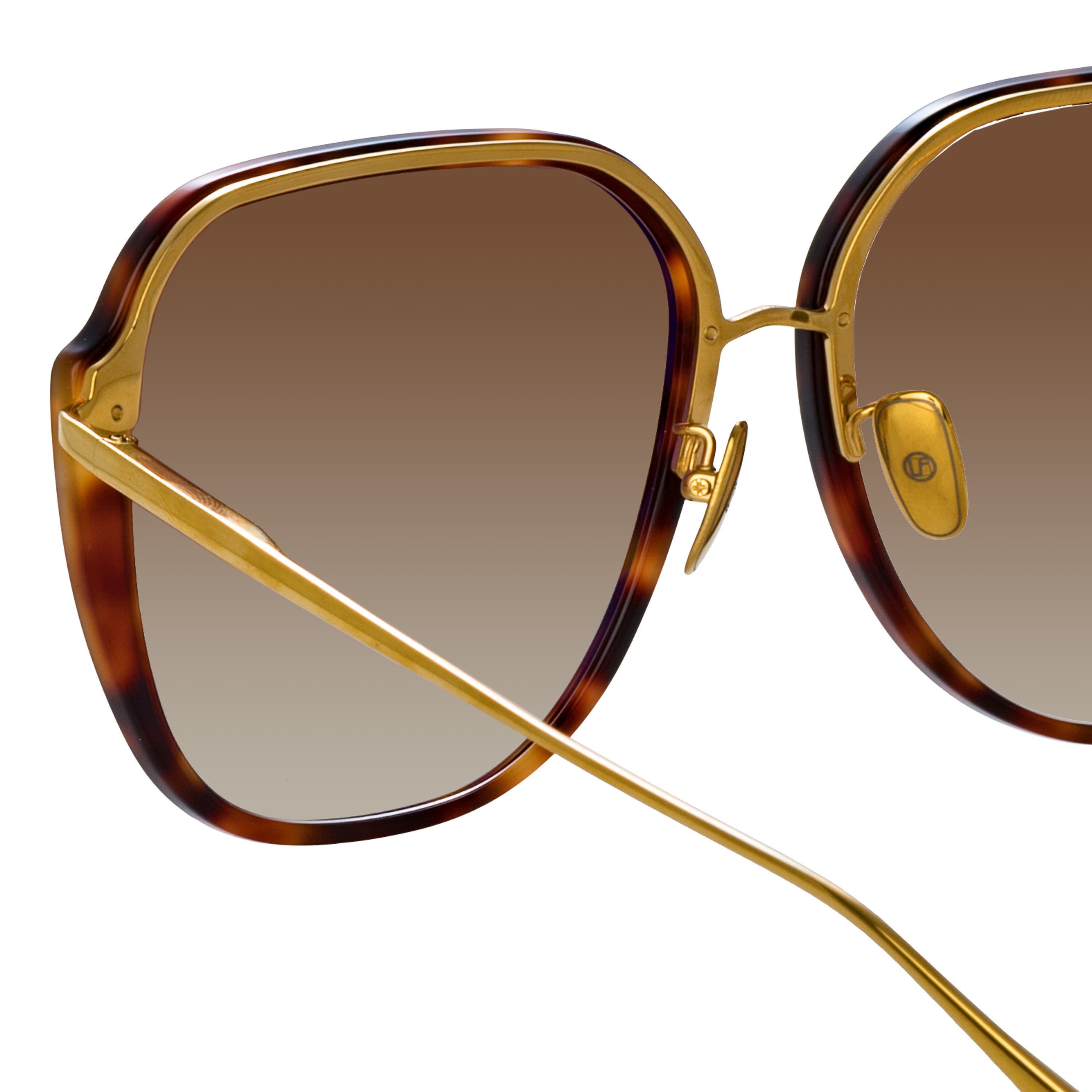 Sofia Oversize Sunglasses in Tortoiseshell