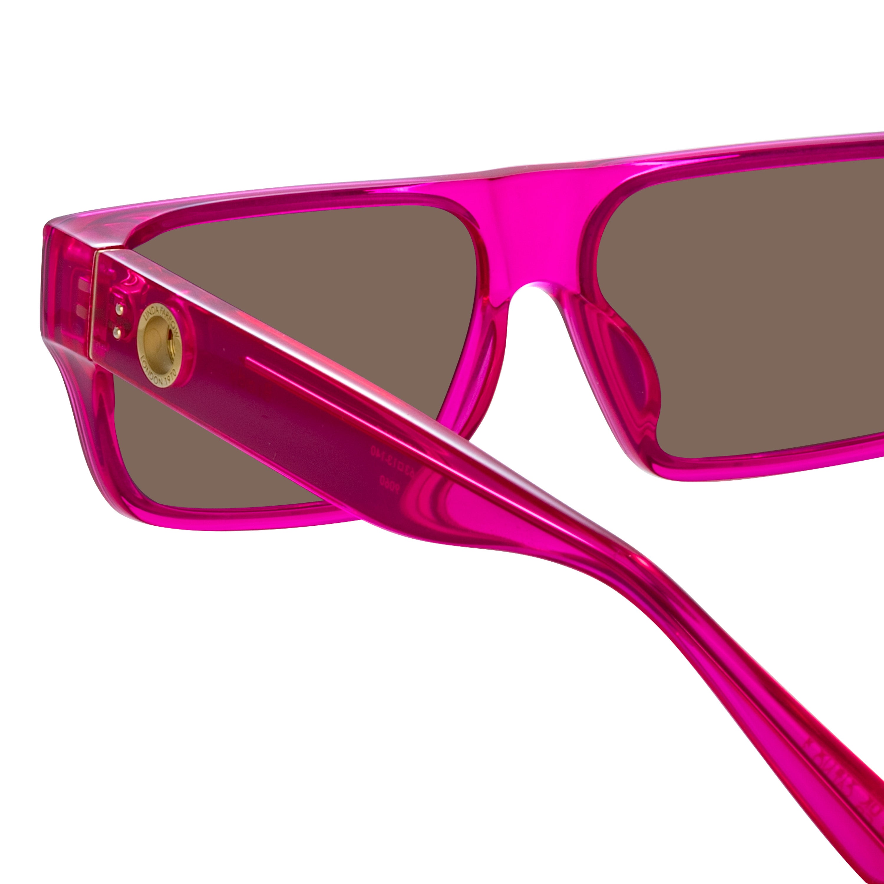 Brady Sunglasses in Neon Pink