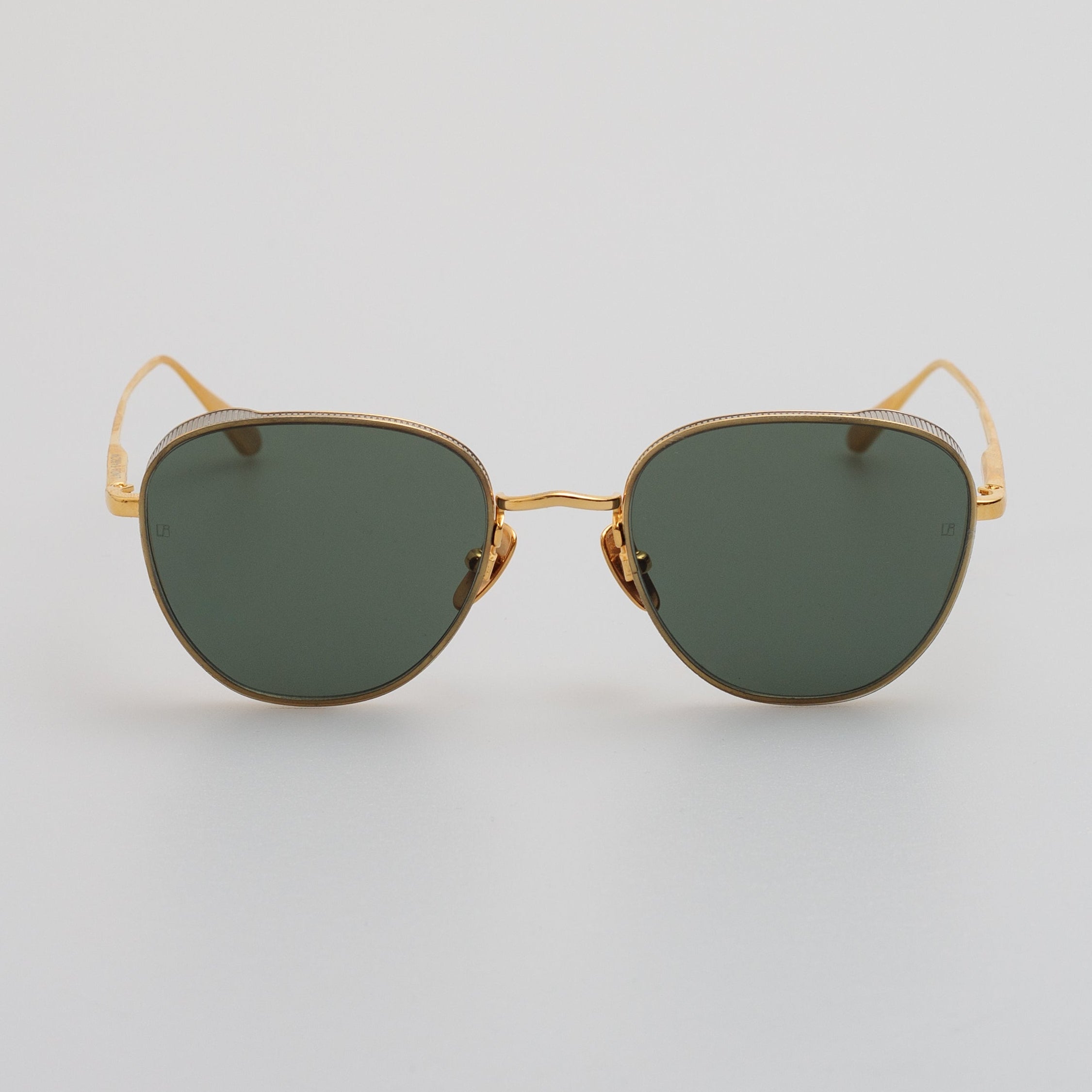 Hardy Sunglasses in 22K Yellow Gold