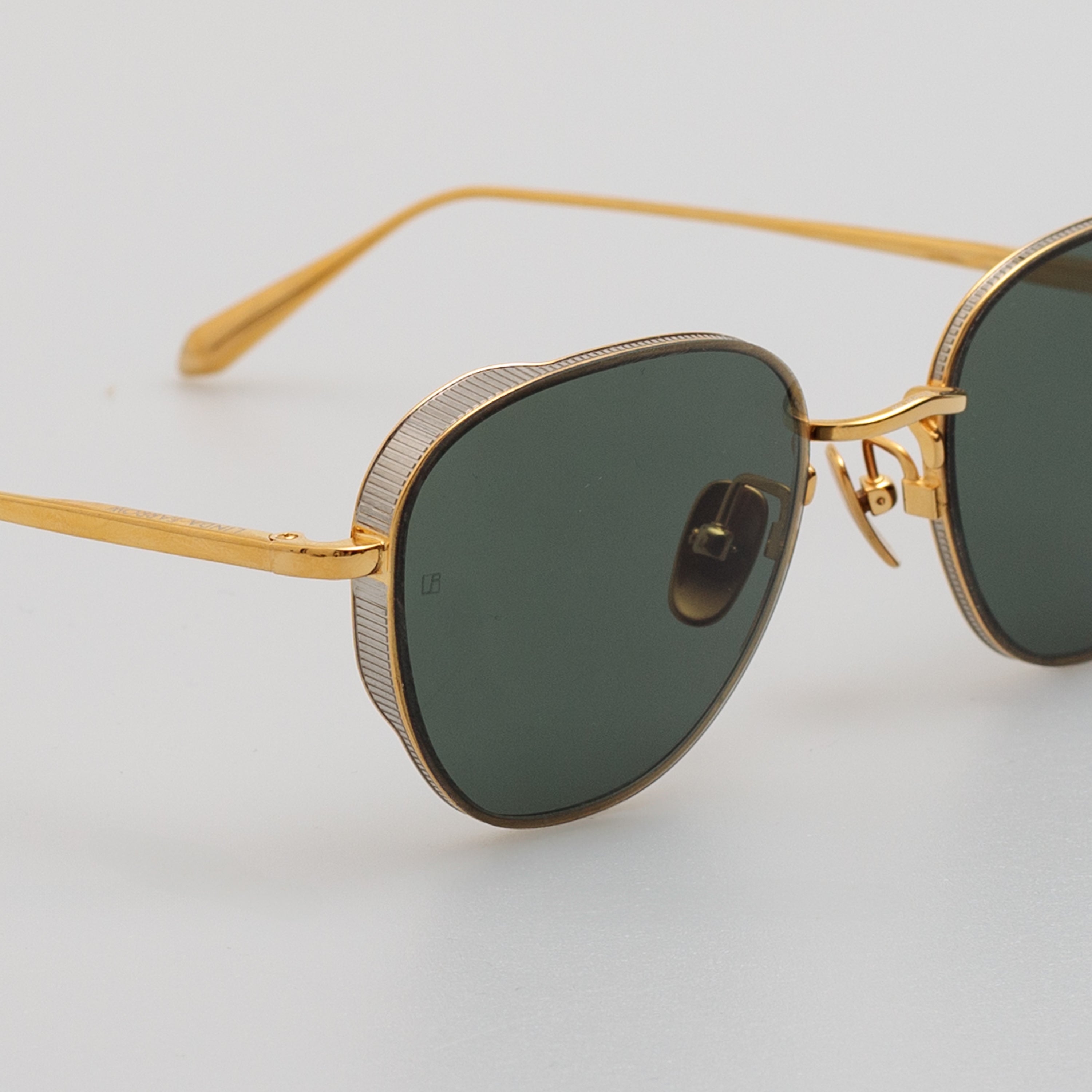 Hardy Sunglasses in Yellow Gold