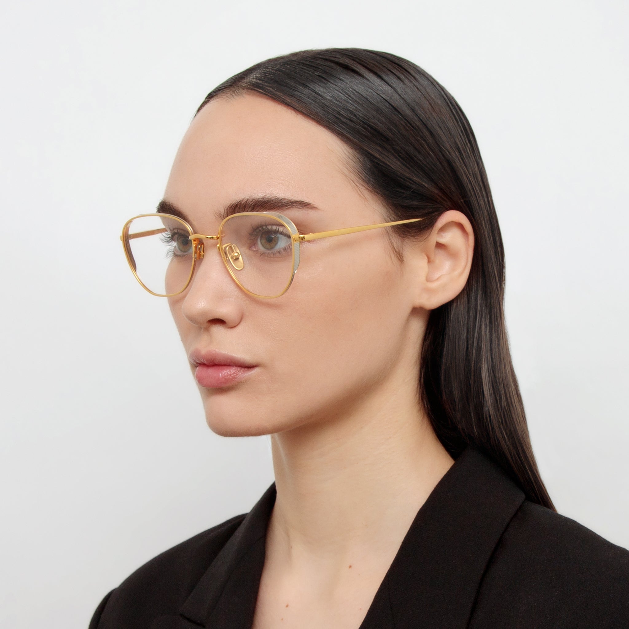 Hardy Optical Frame in Yellow Gold