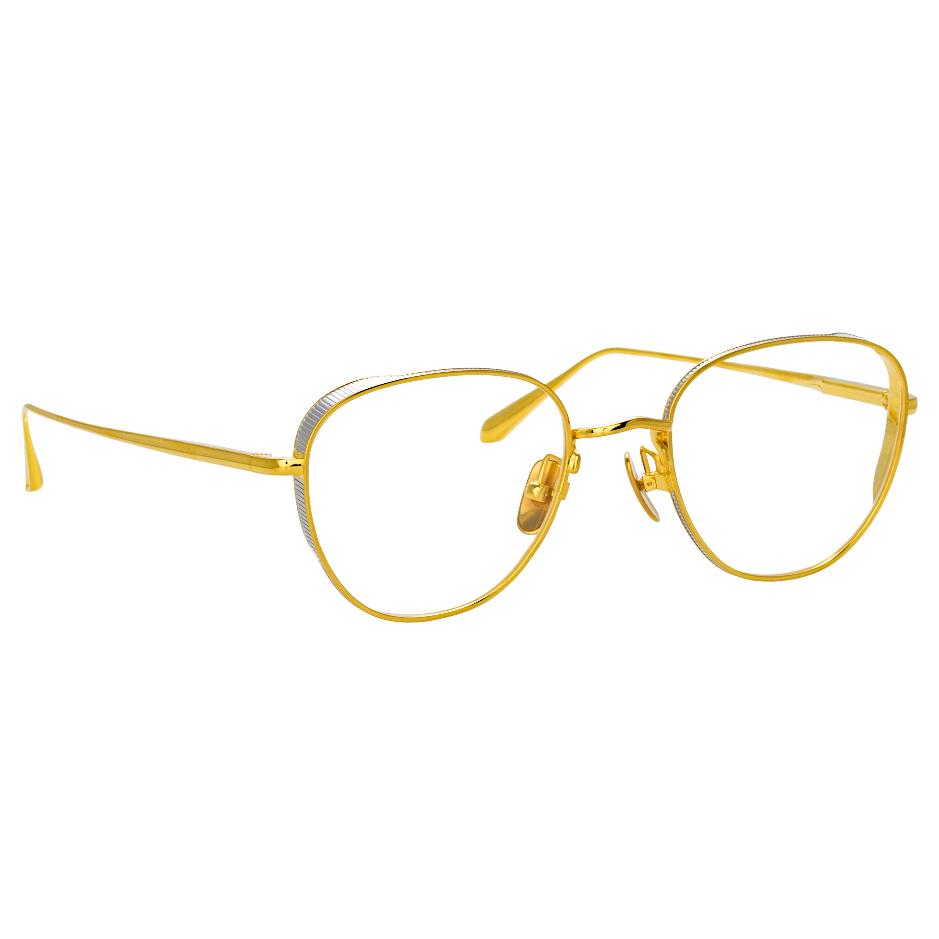 Hardy Optical Frame in Yellow Gold