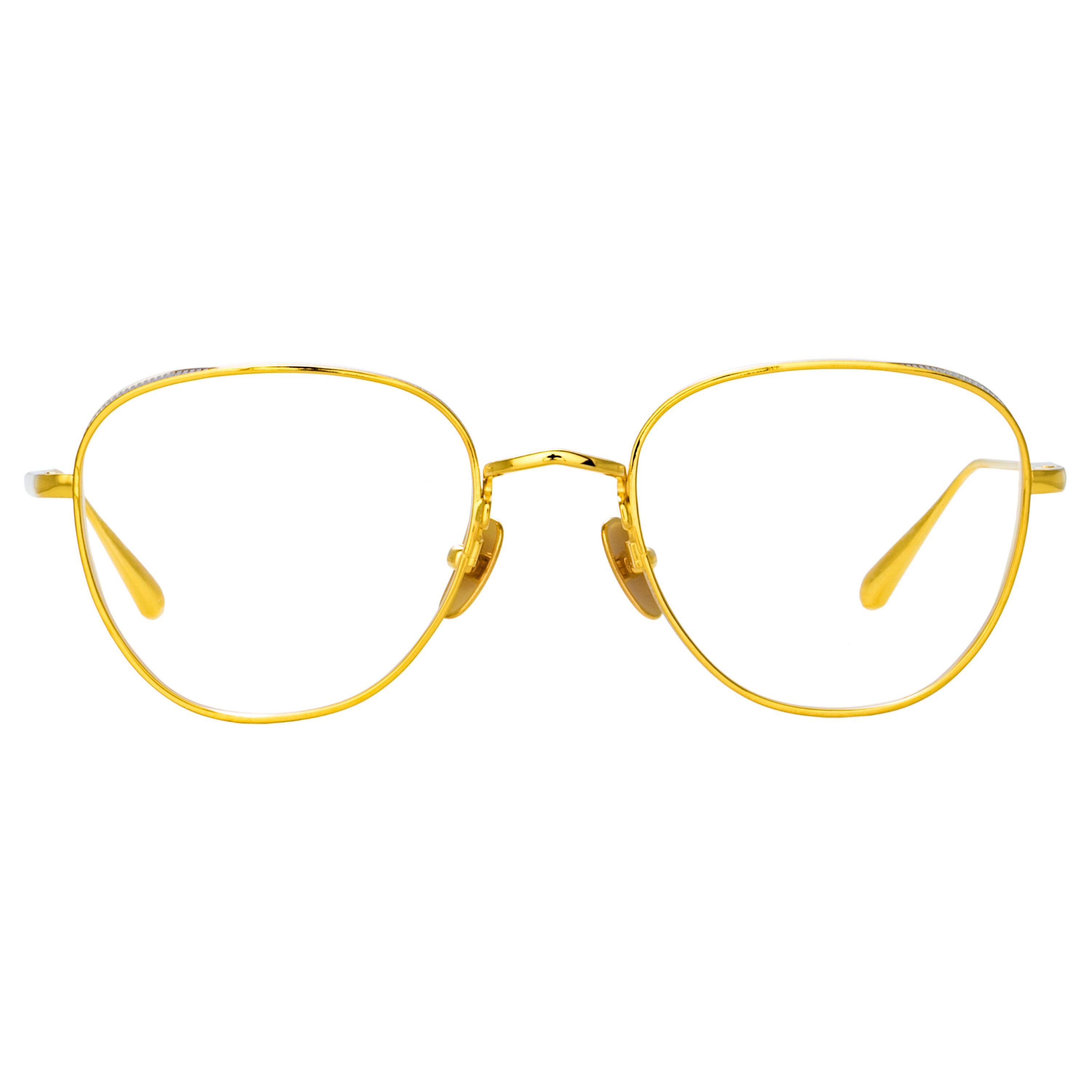 Hardy Optical Frame in Yellow Gold