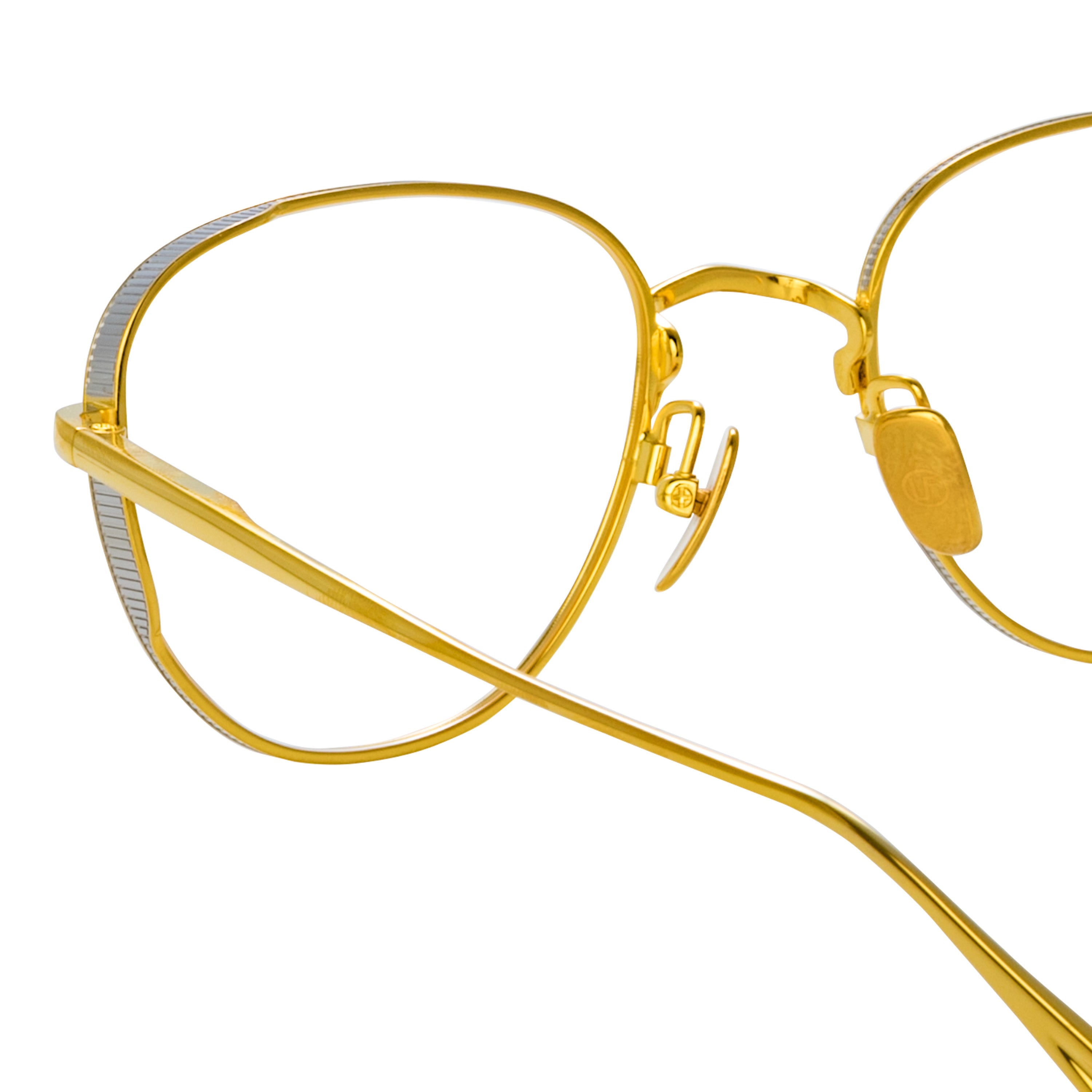 Hardy Optical Frame in Yellow Gold