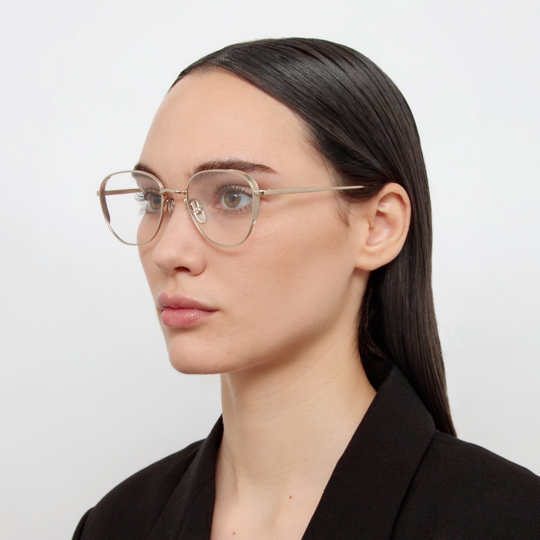 Hardy Optical Frame in Light Gold