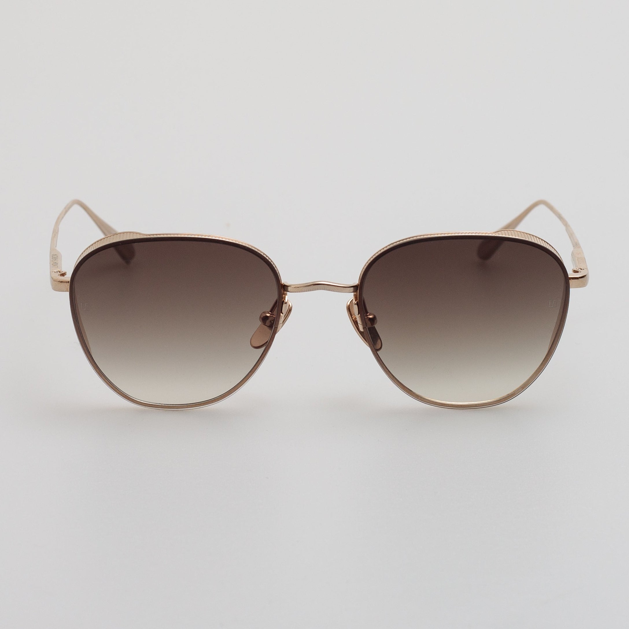 Hardy Sunglasses in 22K Light Gold