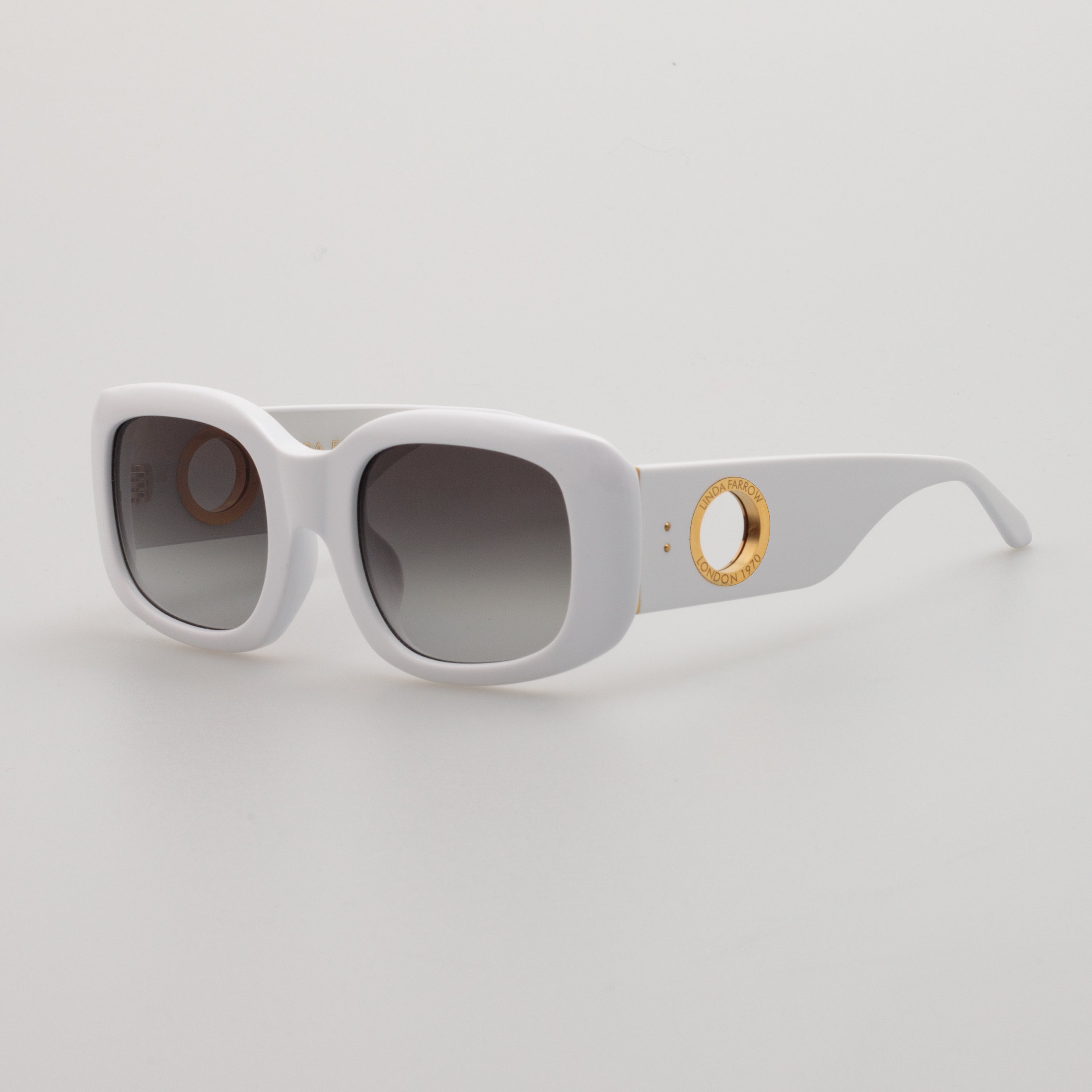 Celeste Oversize Sunglasses in White