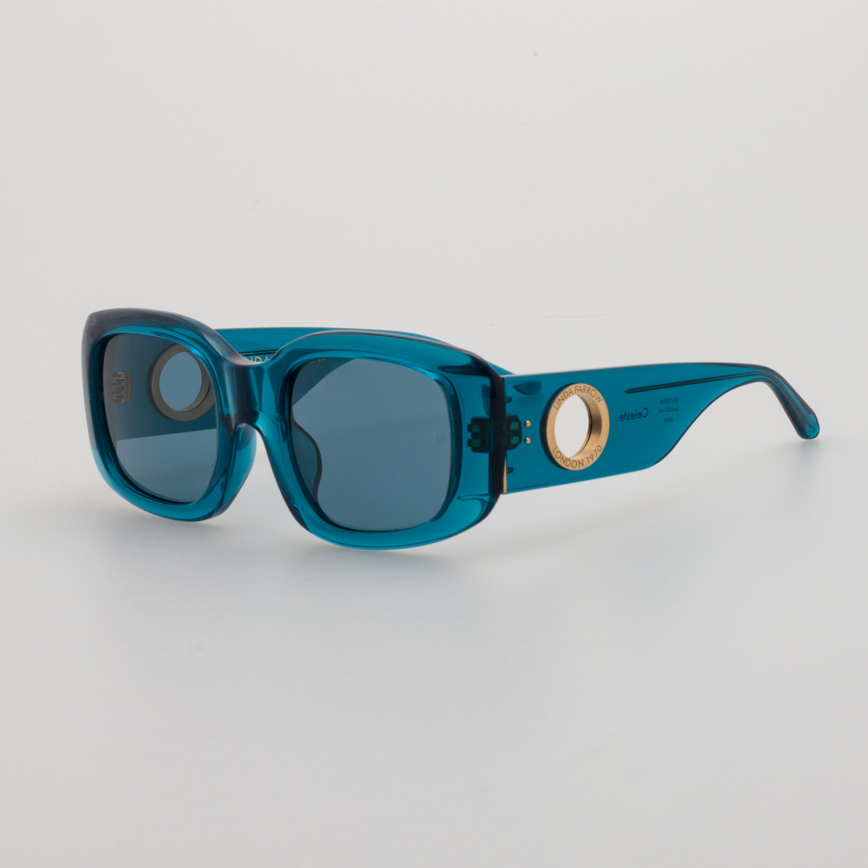 Celeste Oversize Sunglasses in Aqua