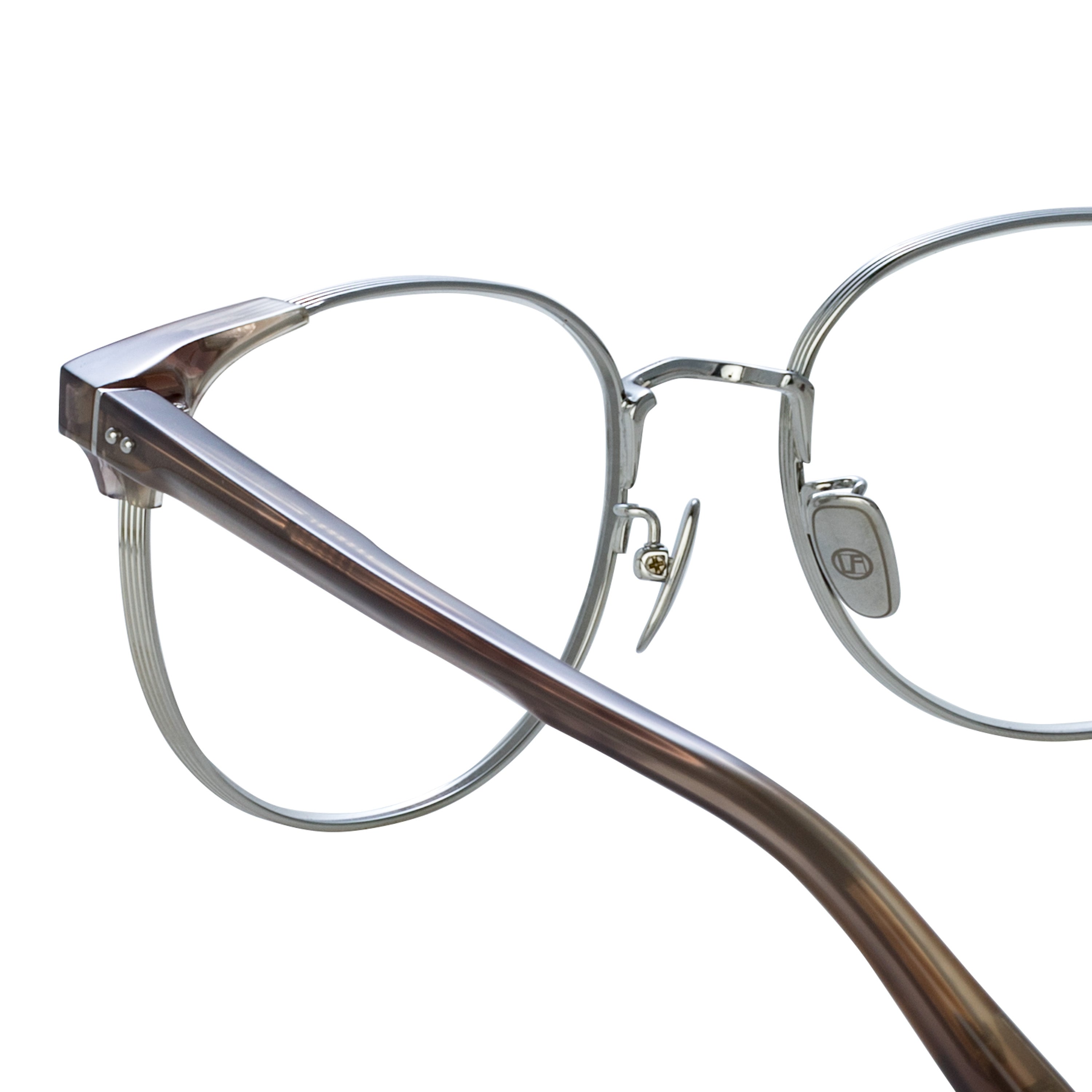 Spence Optical Frame in Grey Horn