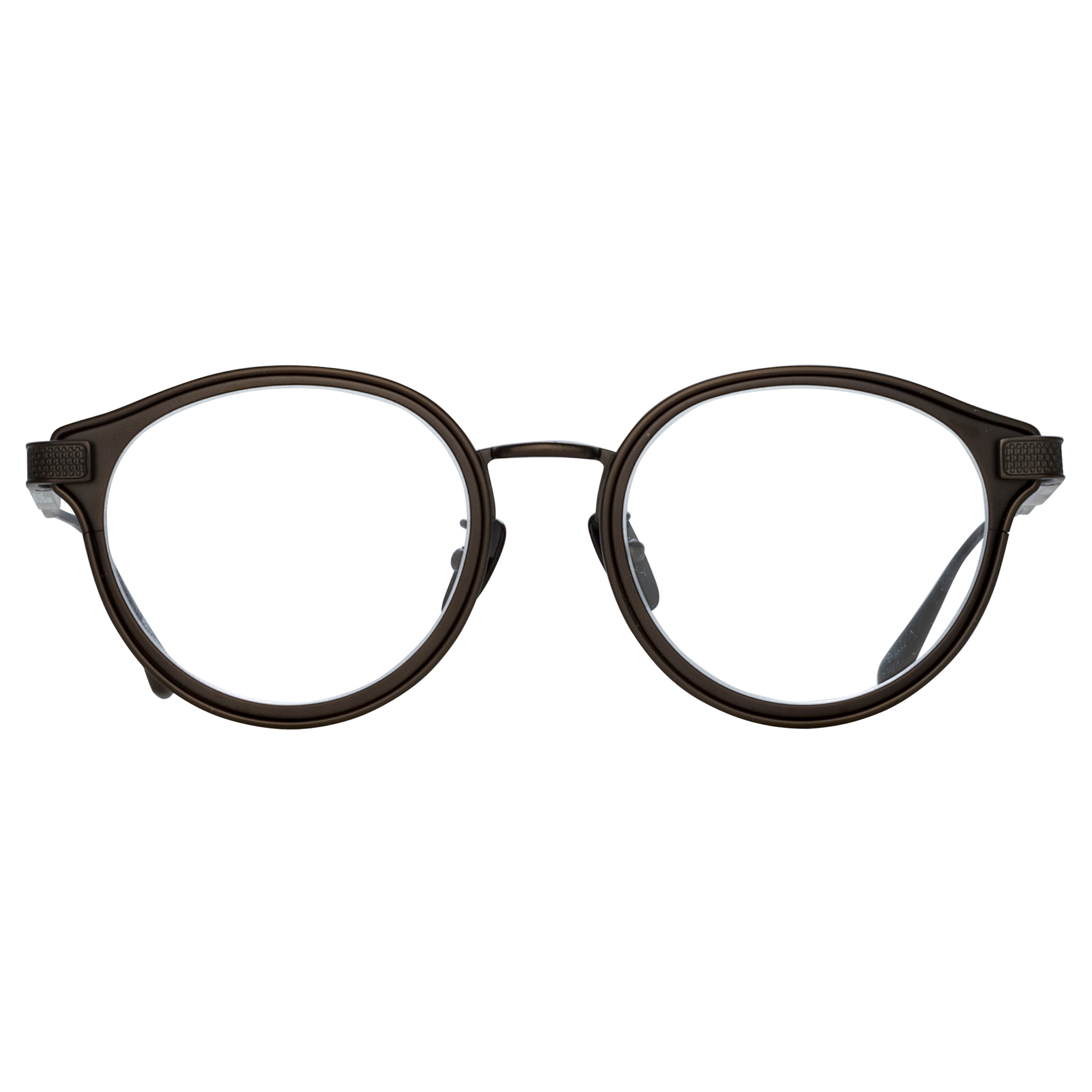 Anthony Oval Optical Frame in Matt Nickel