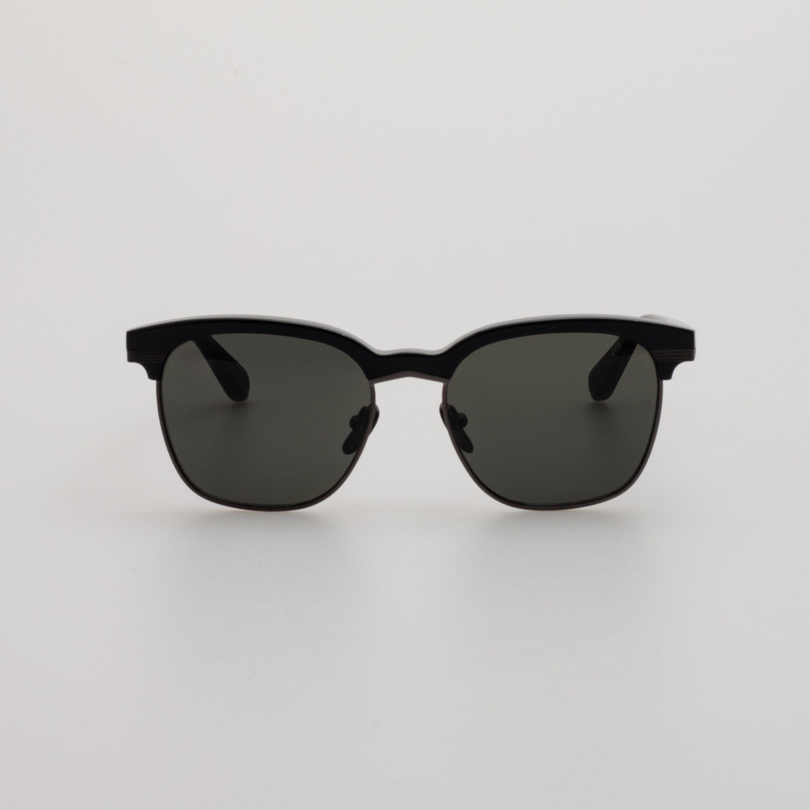Darin Sunglasses in Black Matt Nickel