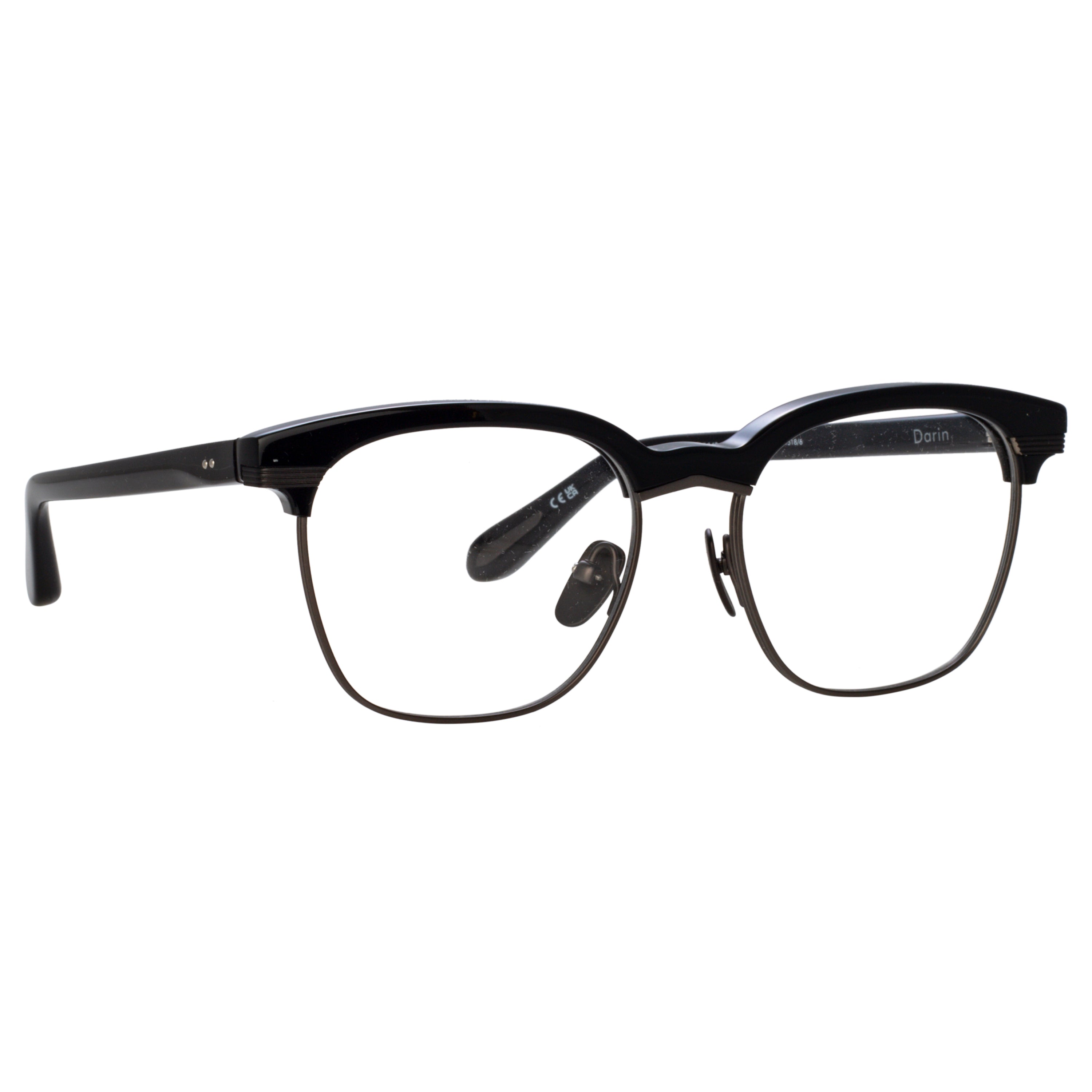 Darin Optical in Black and Matt Nickel