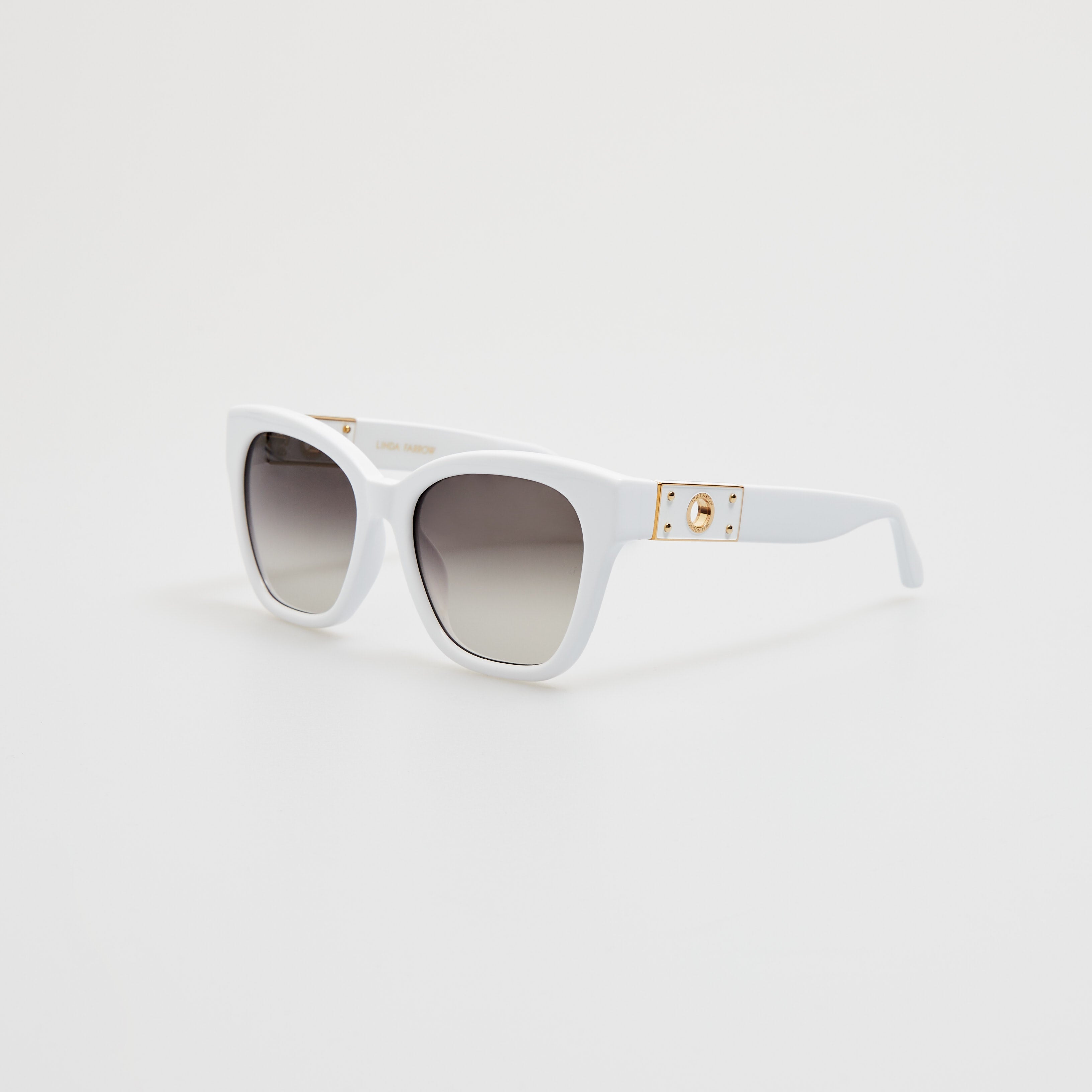 Tamara Cat Eye Sunglasses in White