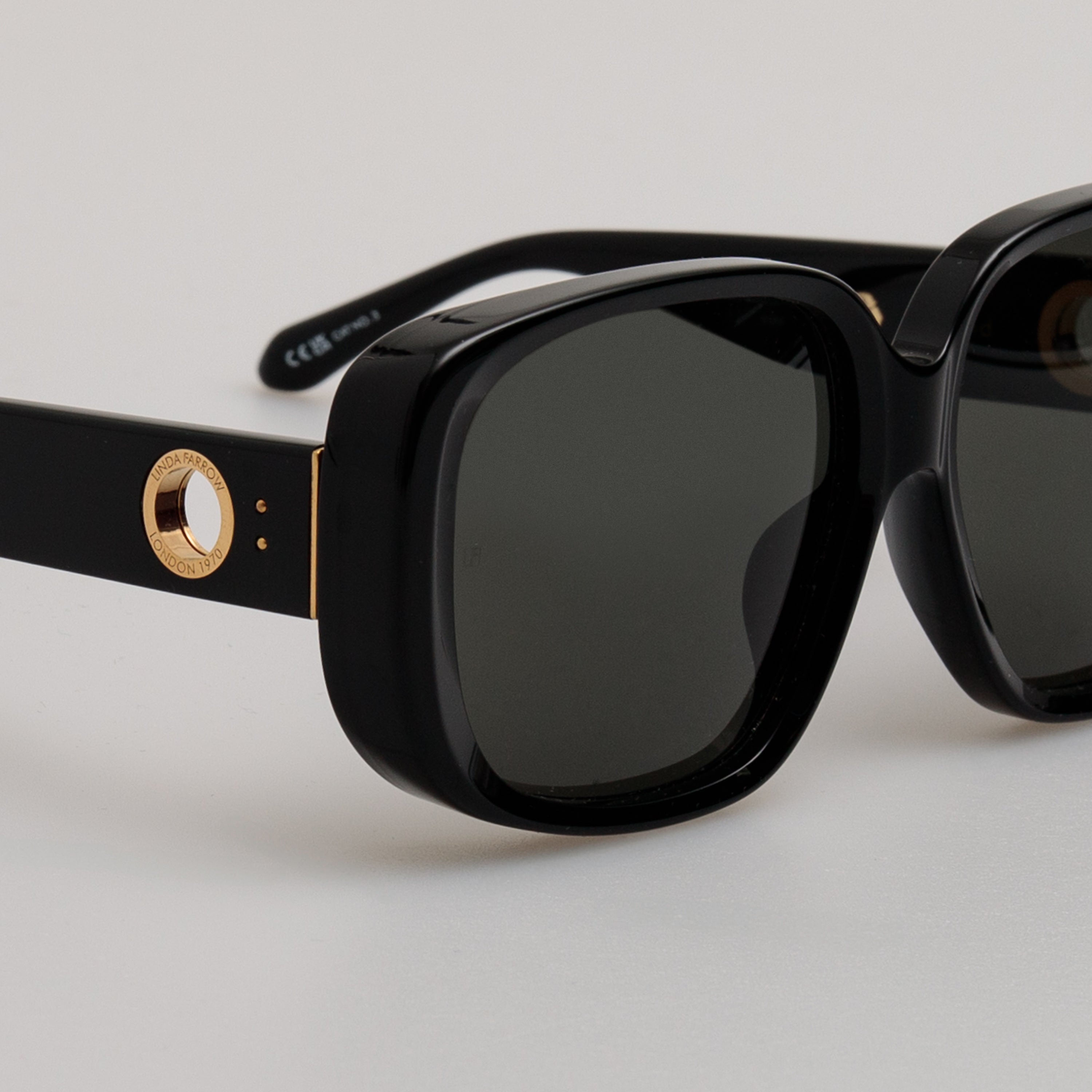 Astrid Oversized Sunglasses in Black