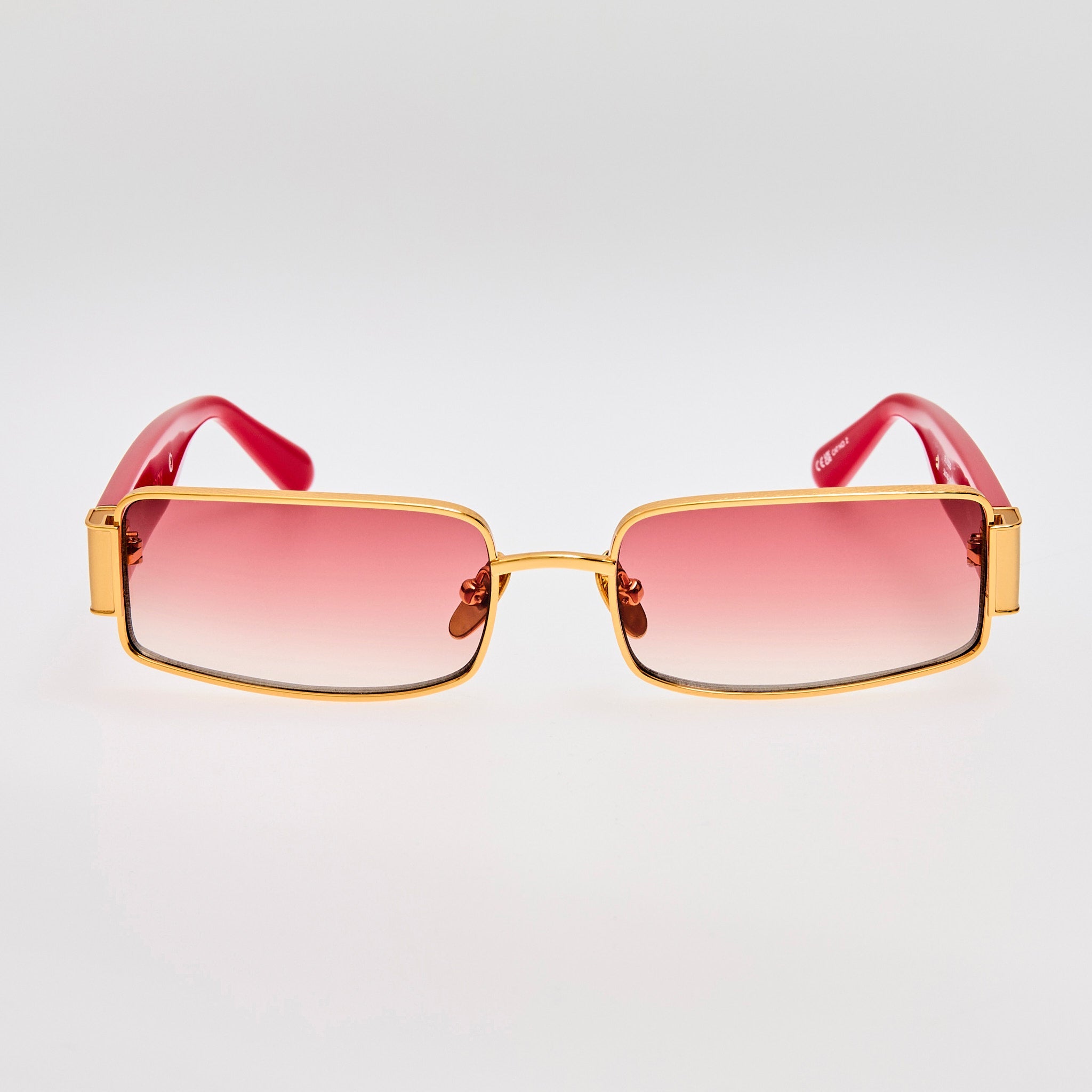 Kaia Sunglasses in Red and Gold