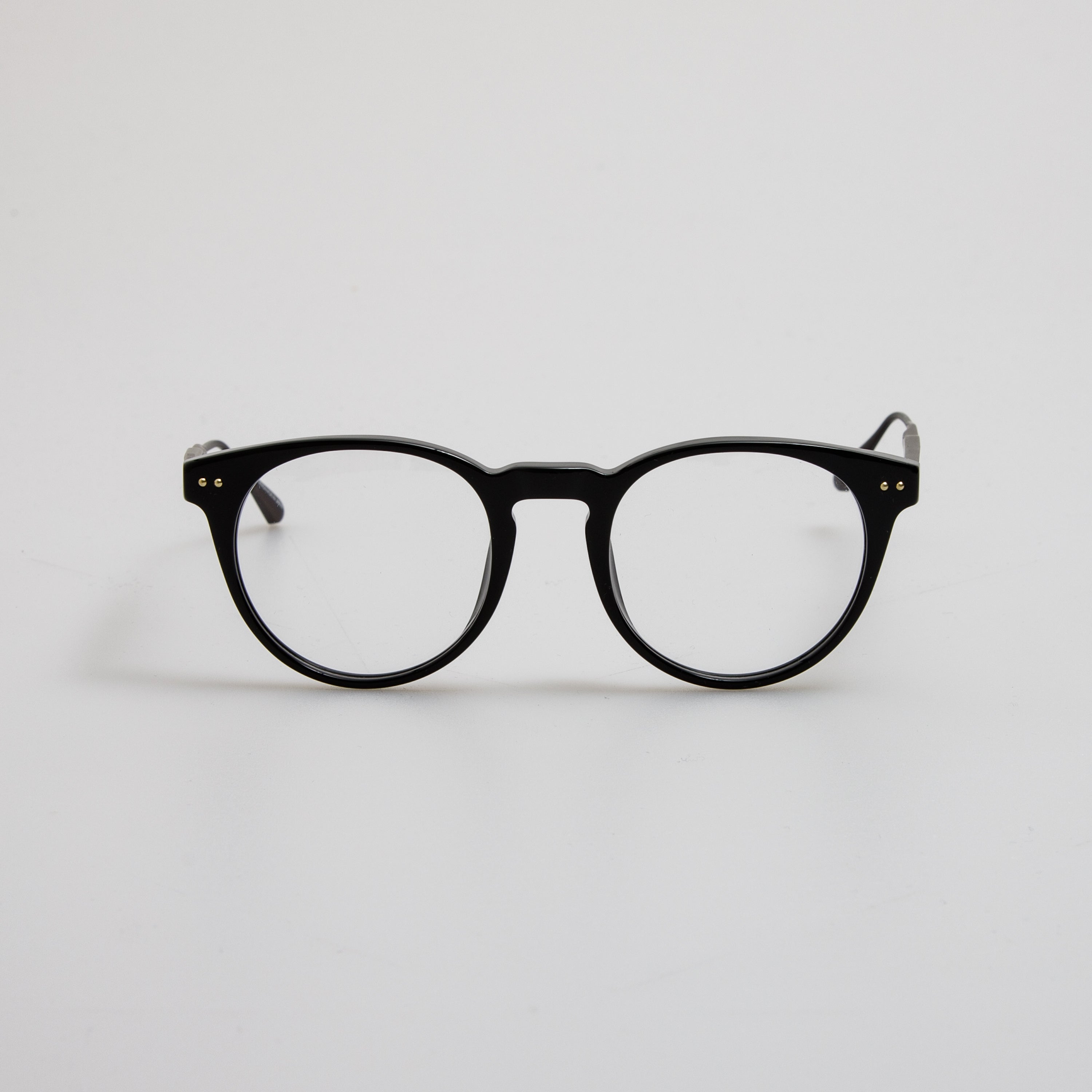 Men's Kaan Oval Optical Frame in Black