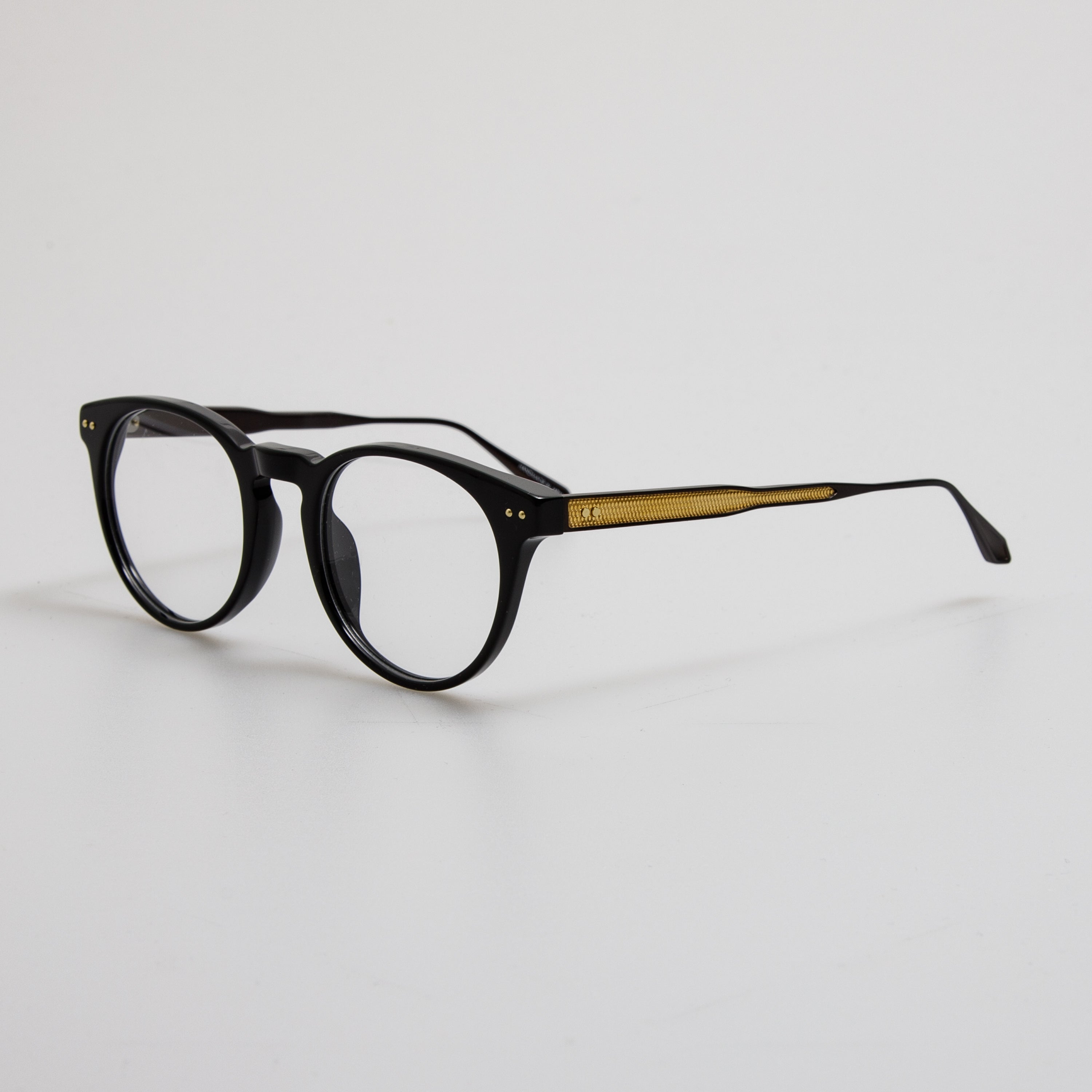 Men's Kaan Oval Optical Frame in Black