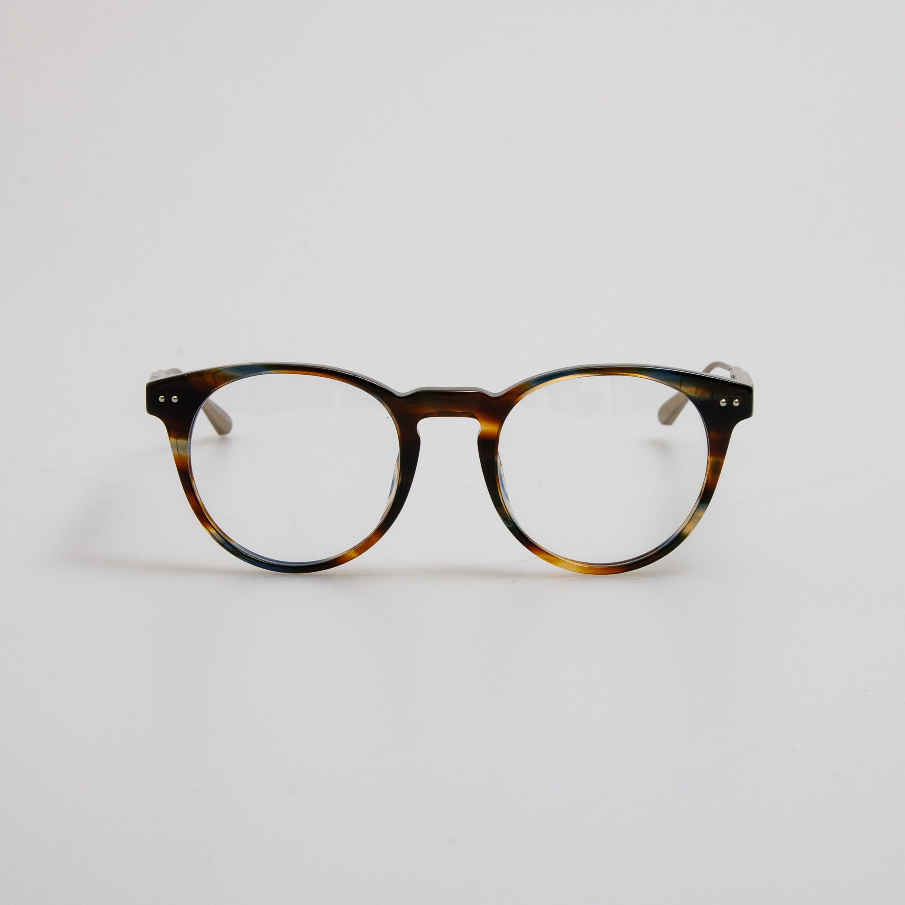 Men's Kaan Oval Optical Frame in Earth Horn