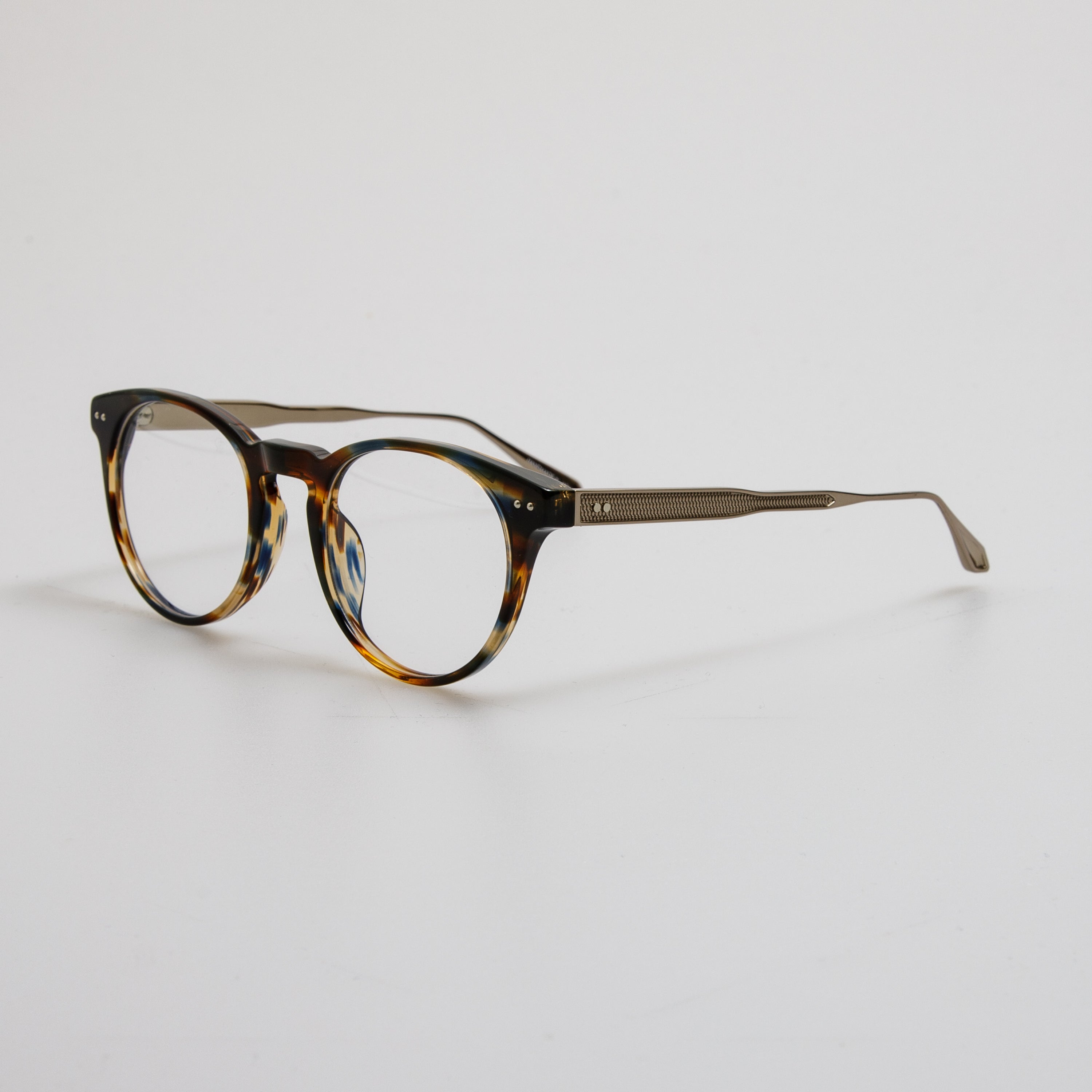 Men's Kaan Oval Optical Frame in Earth Horn